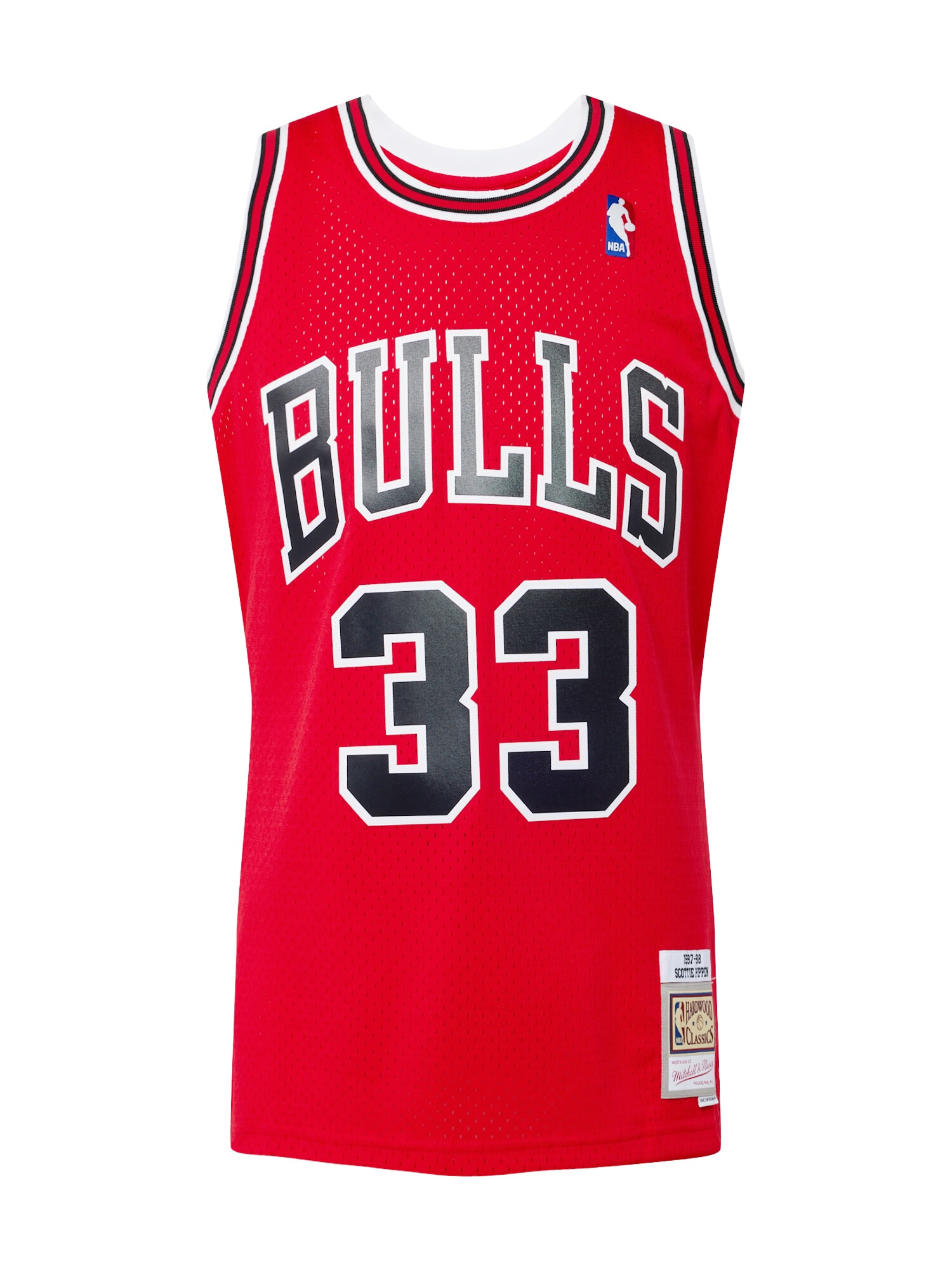 Mitchell & Ness Tricou funcțional 'Scottie Pippen' roșu / negru / alb - Pled.ro