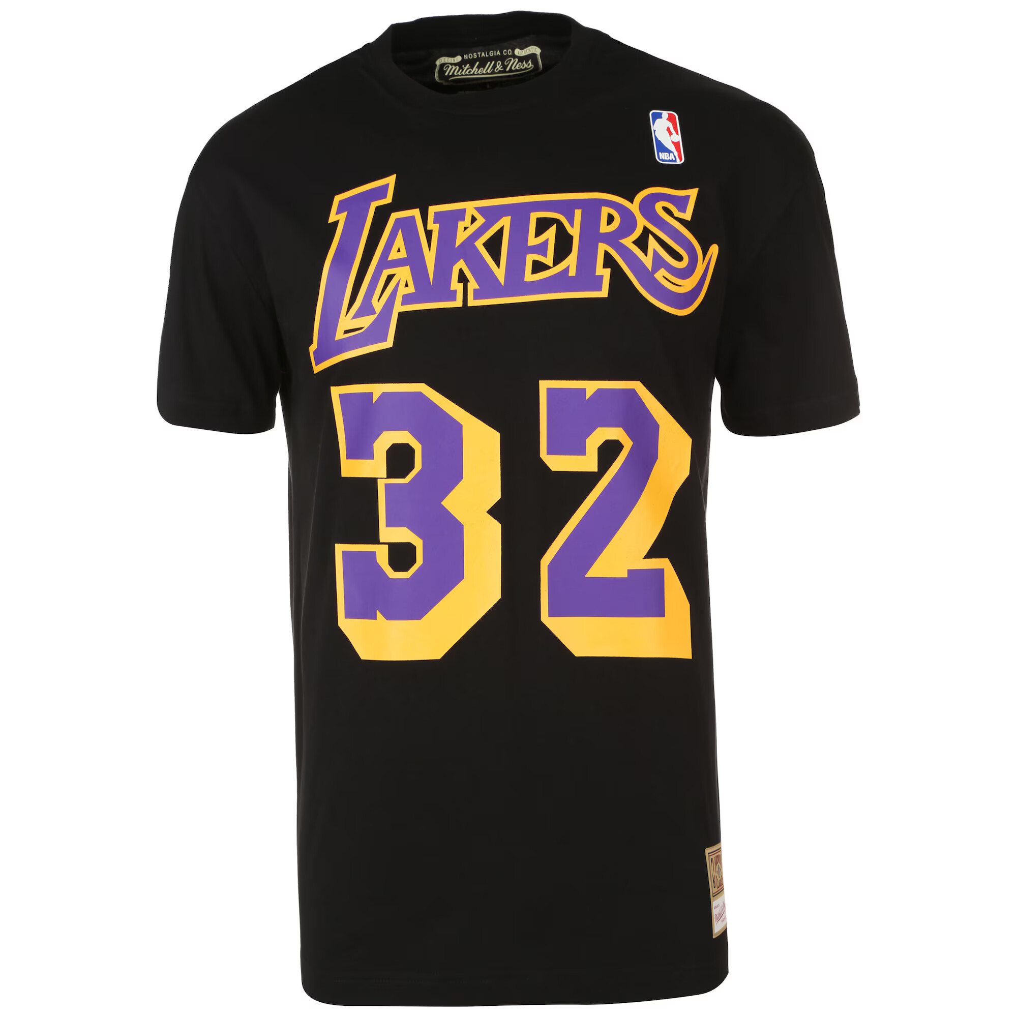 Mitchell & Ness Tricou 'Magic Johnson Los Angeles' galben / lila / negru - Pled.ro