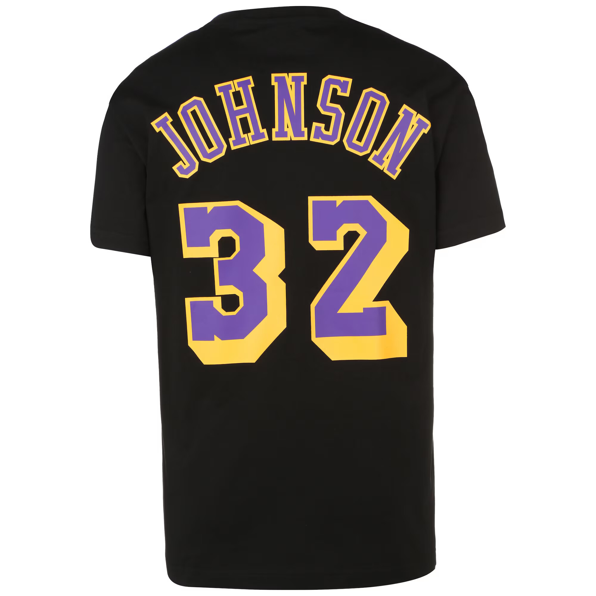 Mitchell & Ness Tricou 'Magic Johnson Los Angeles' galben / lila / negru - Pled.ro