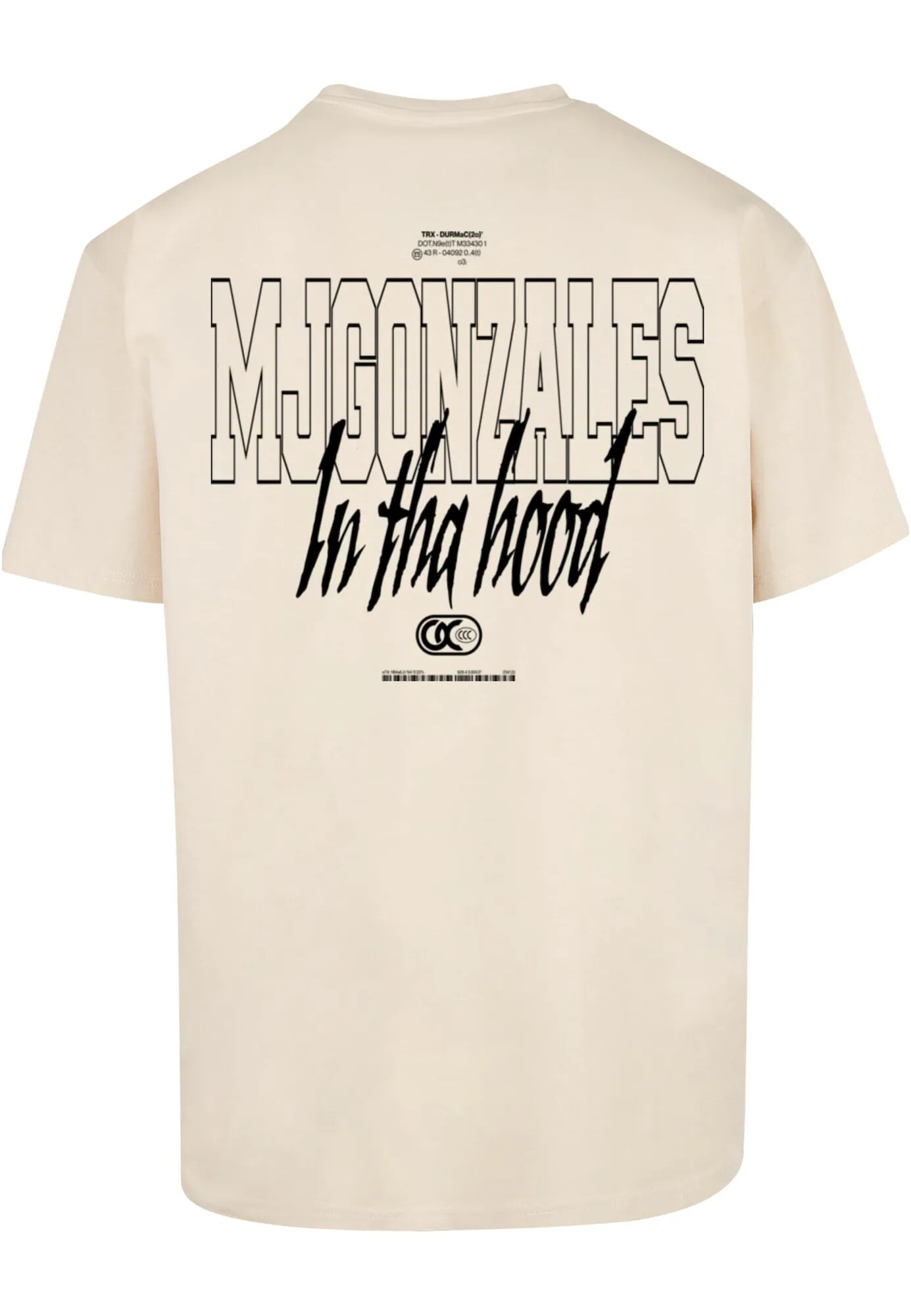 MJ Gonzales Tricou 'In tha Hood V.2' bej / negru - Pled.ro