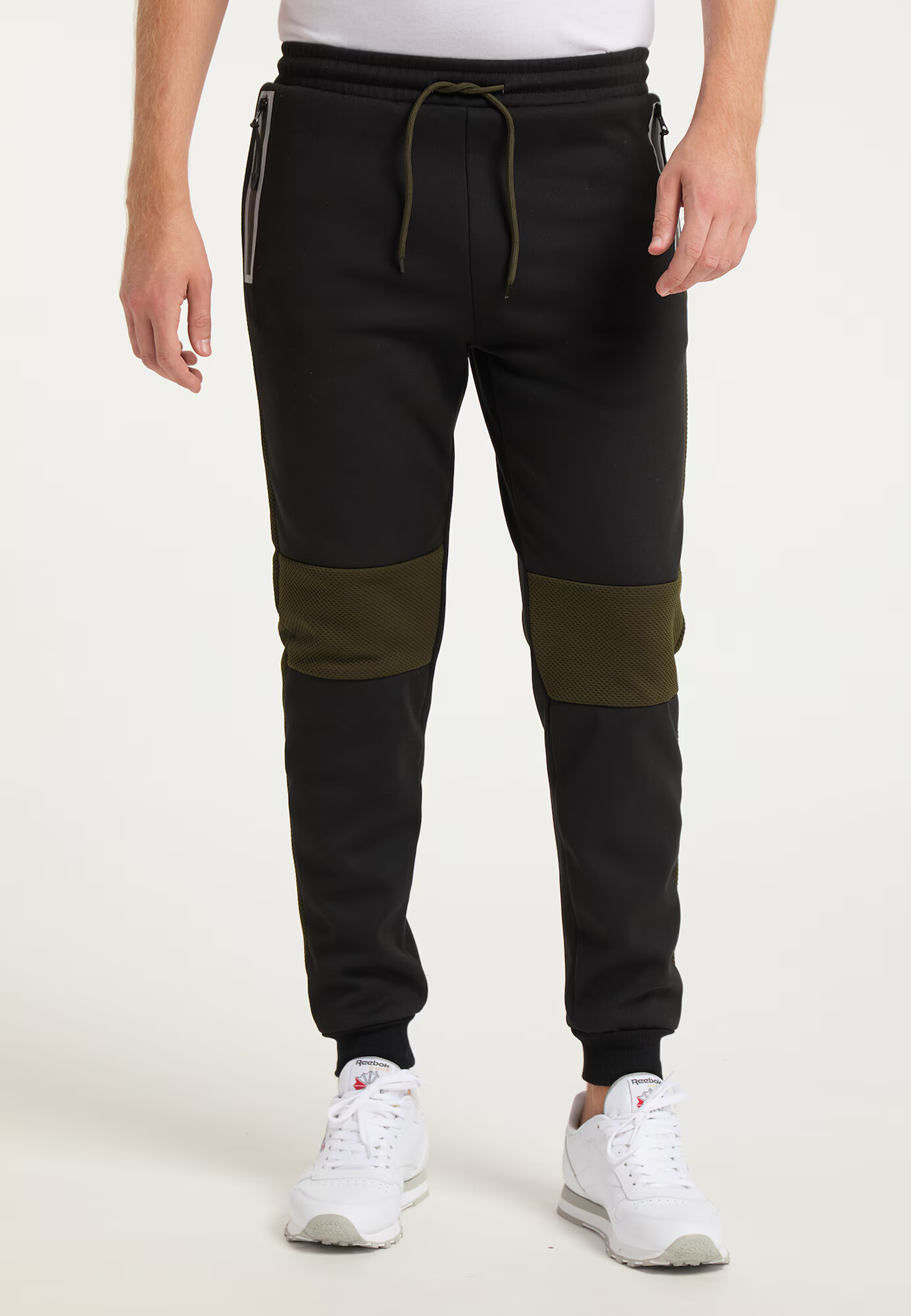 Mo SPORTS Pantaloni oliv / negru - Pled.ro