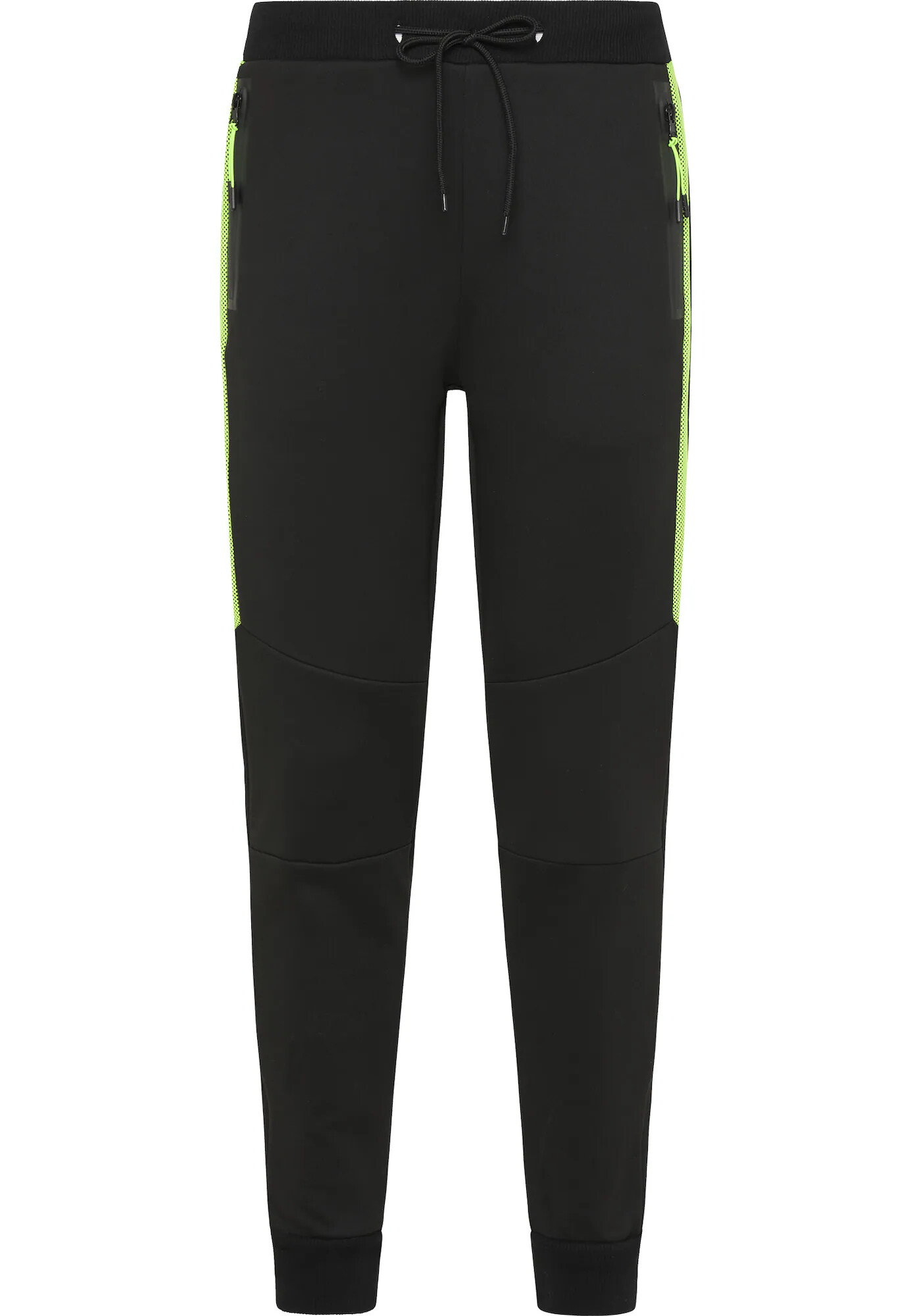 Mo SPORTS Pantaloni verde deschis / negru - Pled.ro