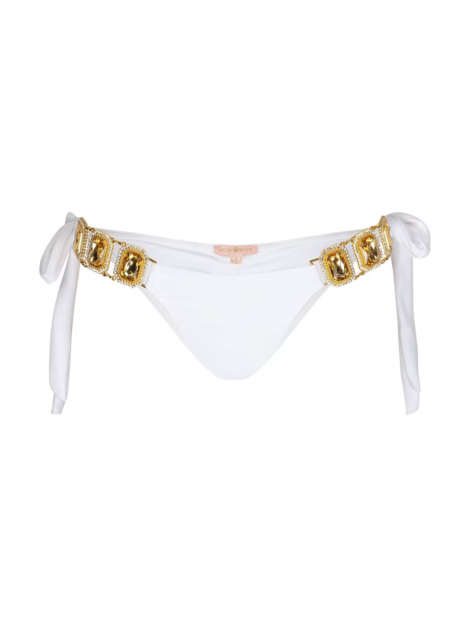 Moda Minx Slip costum de baie alb - Pled.ro