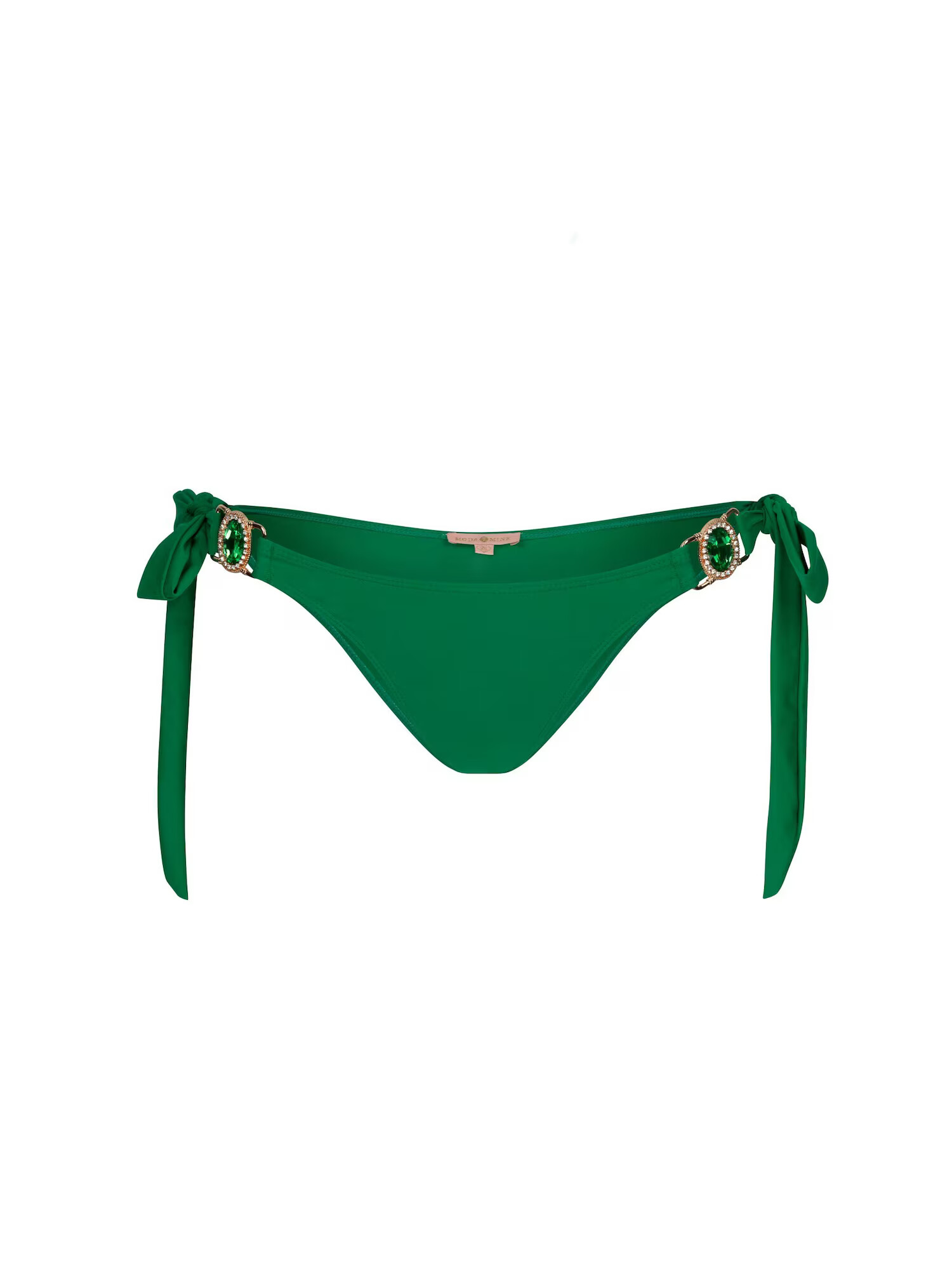 Moda Minx Slip costum de baie auriu / verde smarald - Pled.ro