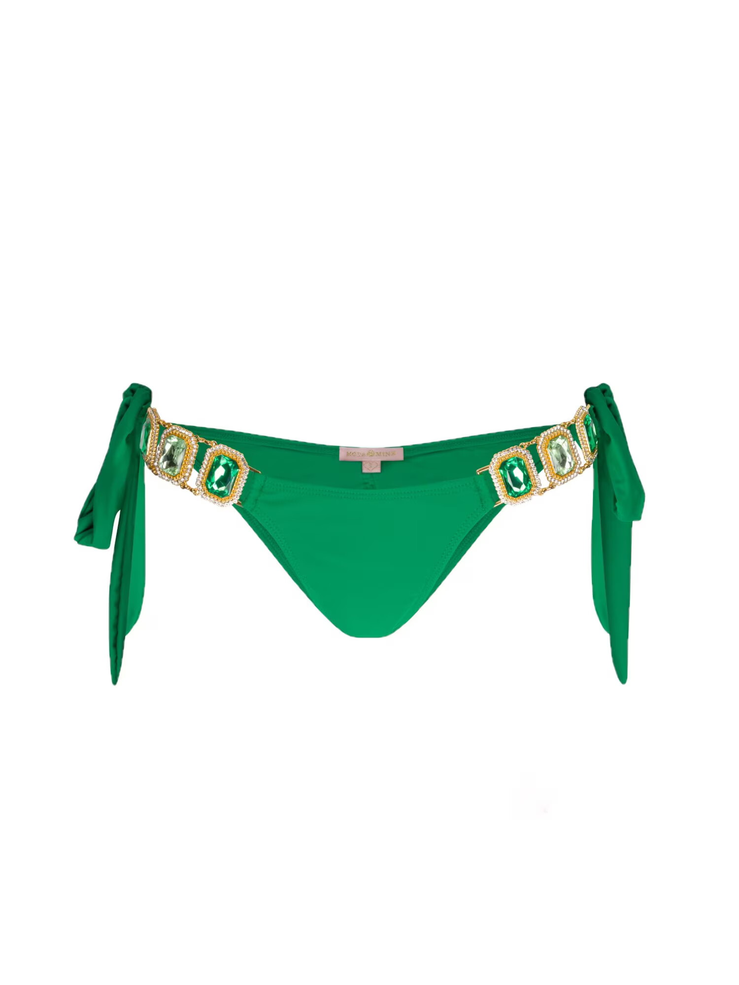 Moda Minx Slip costum de baie 'Boujee' auriu / verde iarbă - Pled.ro