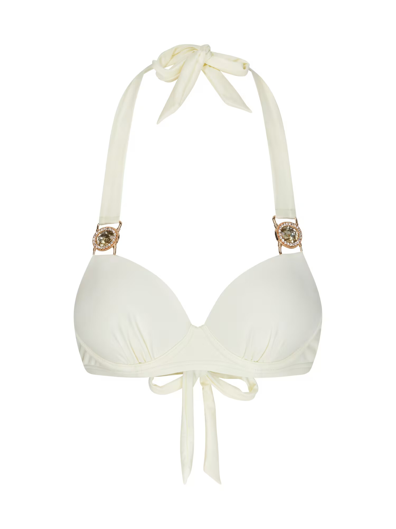 Moda Minx Sutien costum de baie 'Amour' auriu / alb - Pled.ro