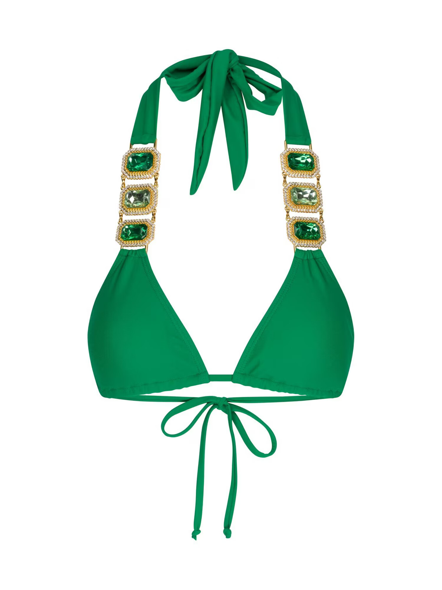 Moda Minx Sutien costum de baie 'Boujee' auriu / verde iarbă - Pled.ro