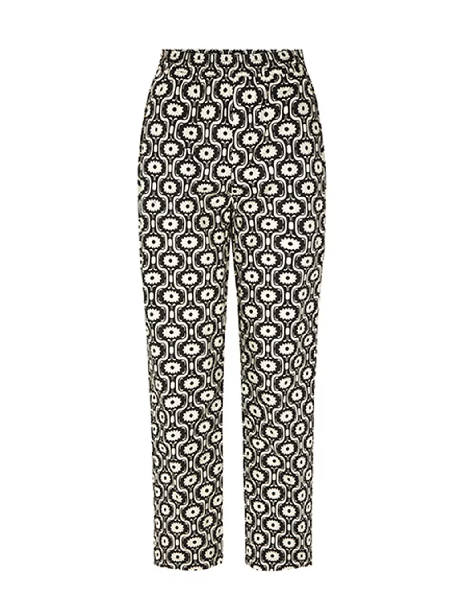 modström Pantaloni 'Cora' crem / negru - Pled.ro