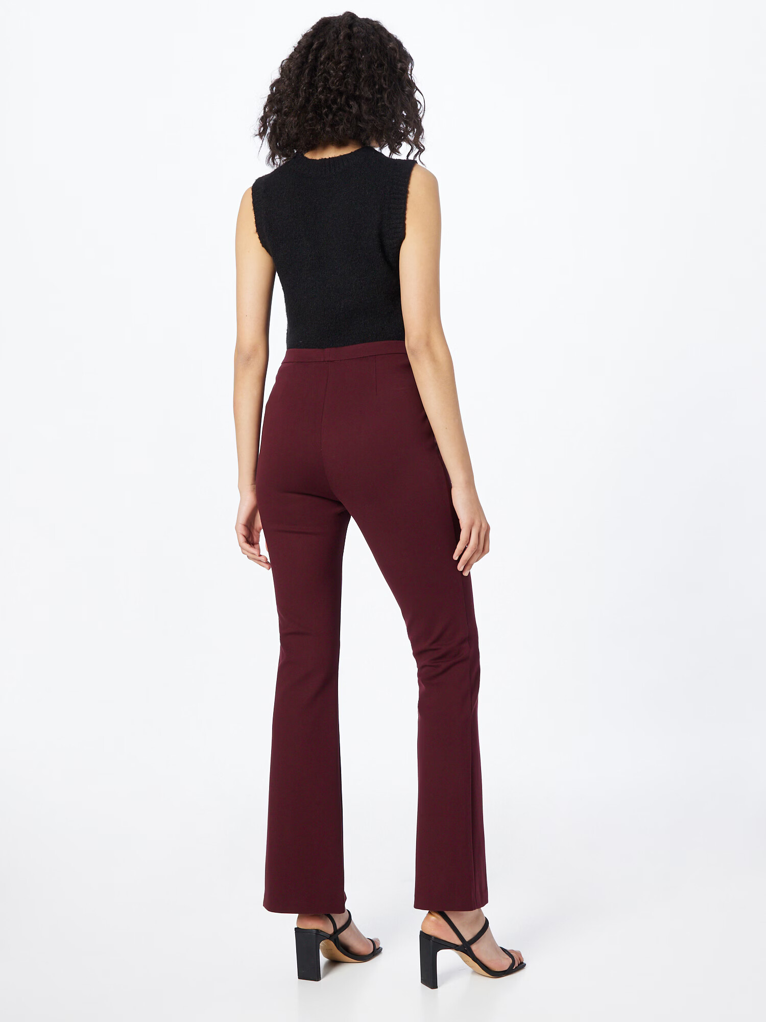 modström Pantaloni 'Tanny' roșu burgundy - Pled.ro