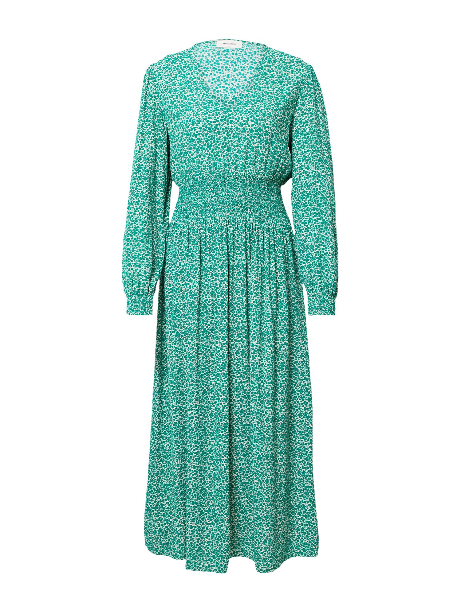 modström Rochie 'Archer' verde / alb - Pled.ro