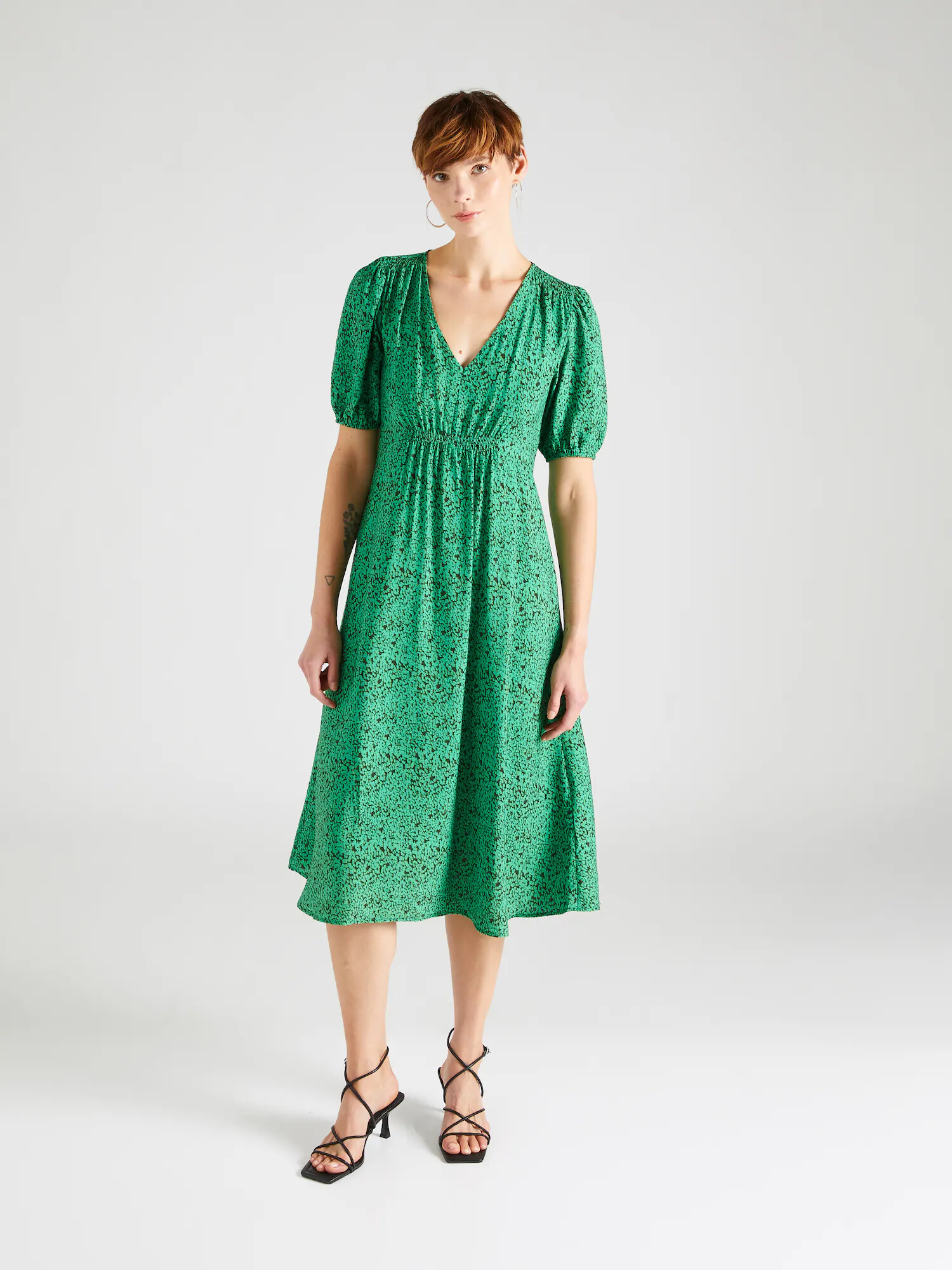 modström Rochie 'Falke' verde / verde jad / negru - Pled.ro