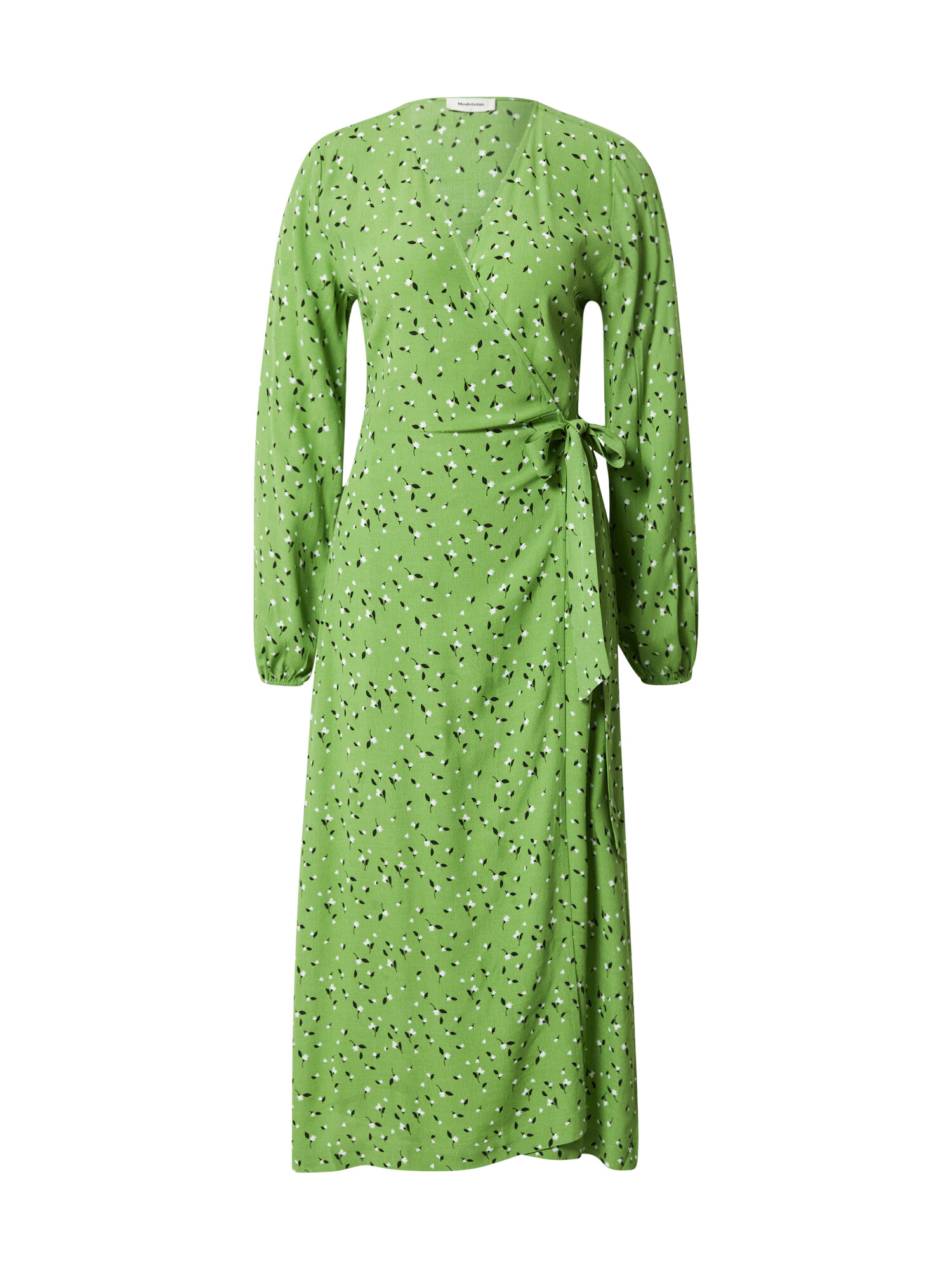 modström Rochie 'Oline' verde limetă / verde pin / alb - Pled.ro