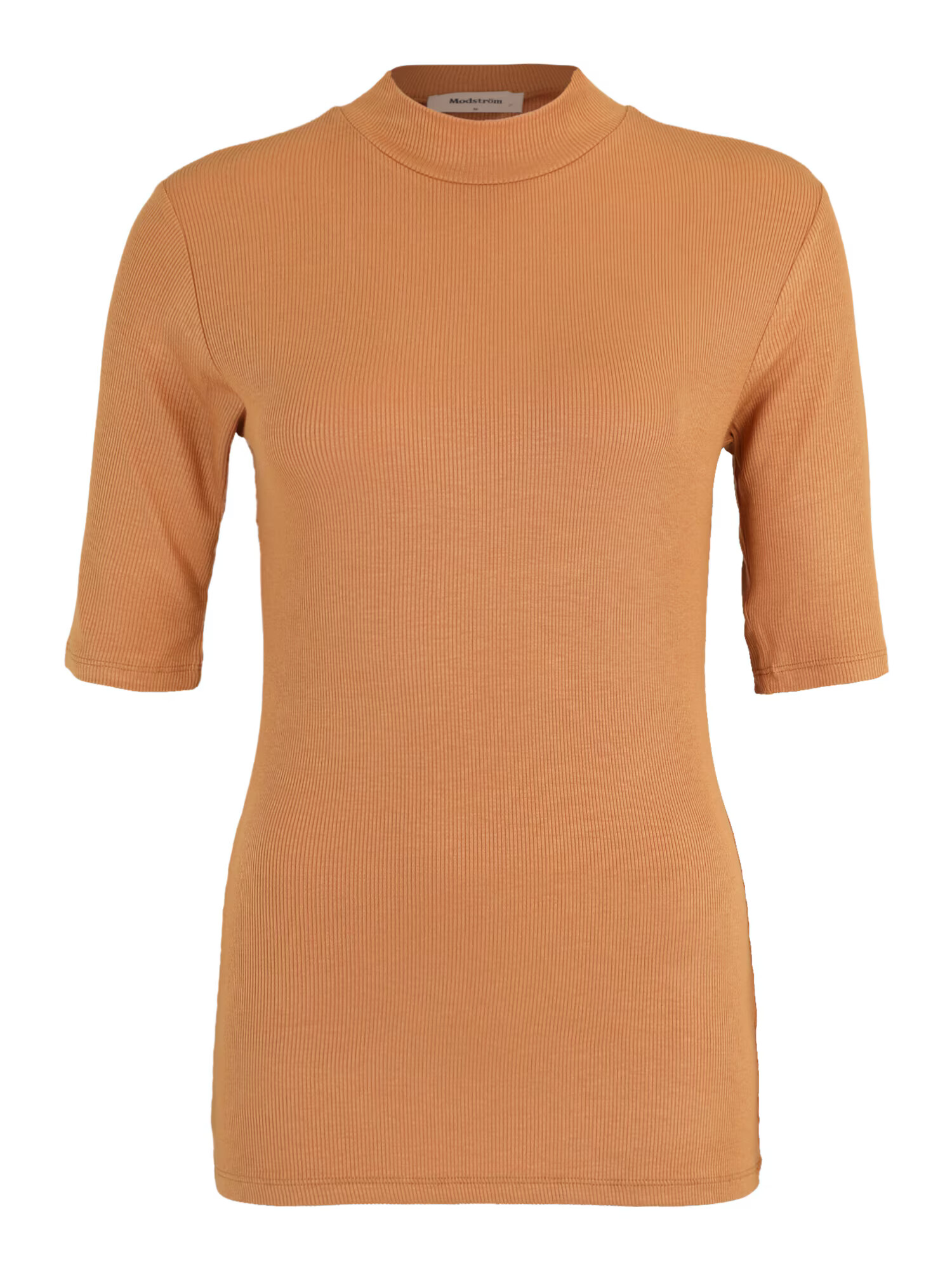 modström Tricou 'Krown' maro caramel - Pled.ro