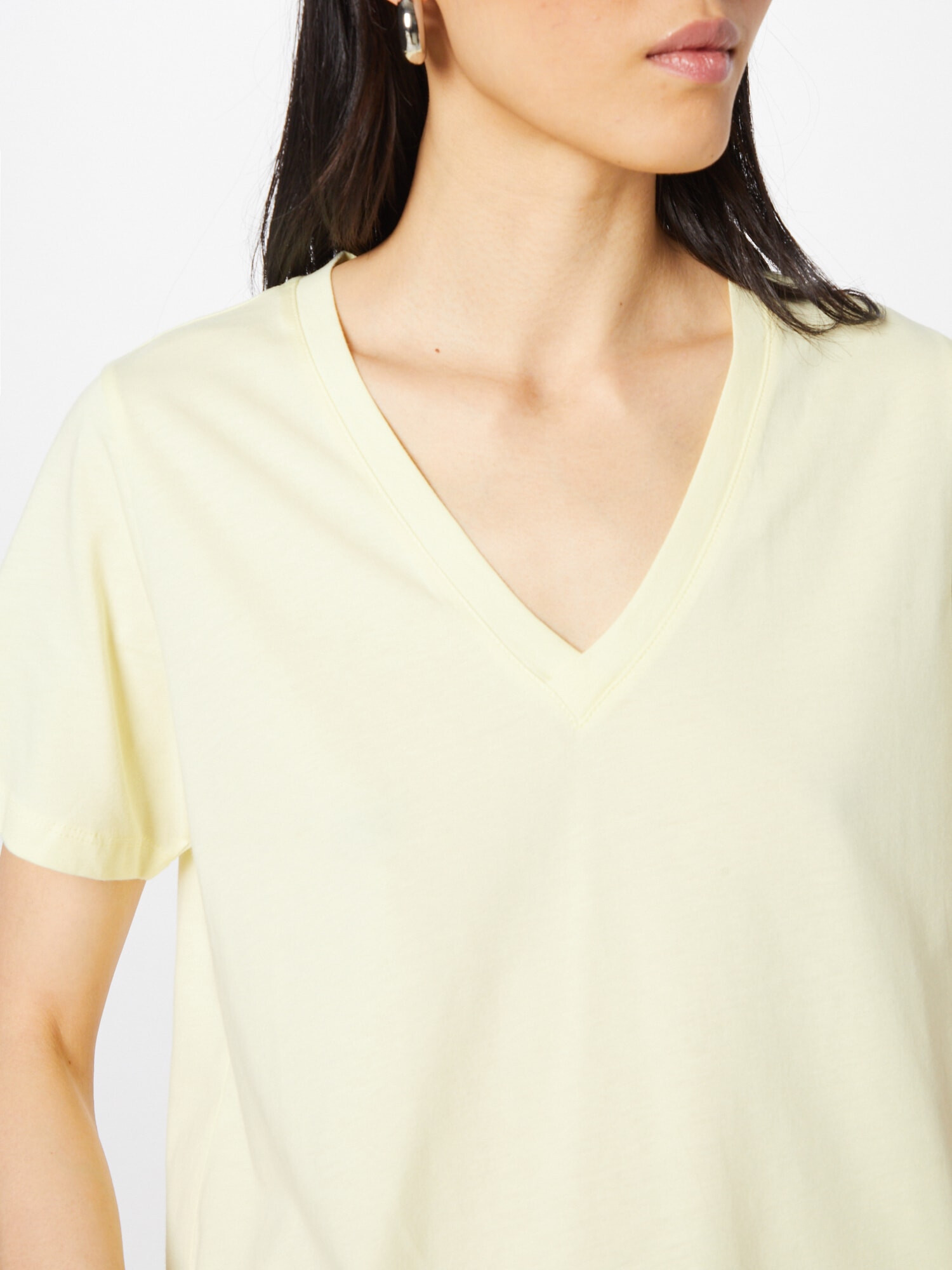 modström Tricou 'Pia' galben pastel - Pled.ro