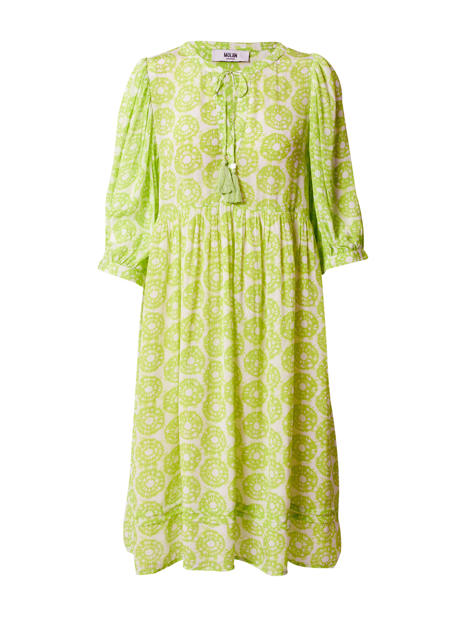 Moliin Copenhagen Rochie 'Winoa' verde deschis / alb - Pled.ro