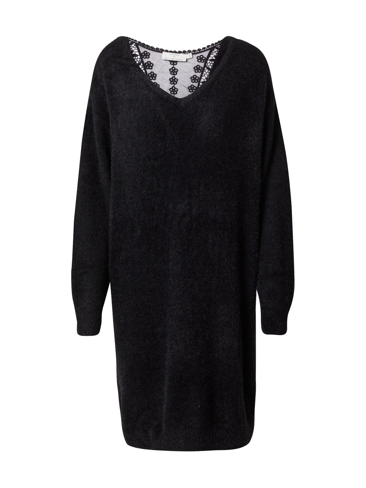 Molly BRACKEN Rochie tricotat negru - Pled.ro