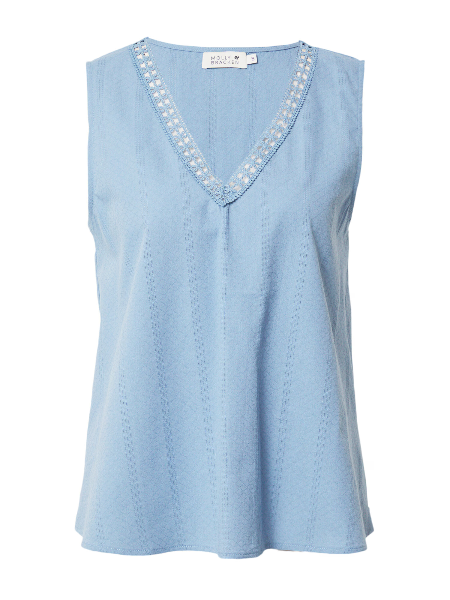 Molly BRACKEN Top albastru denim - Pled.ro