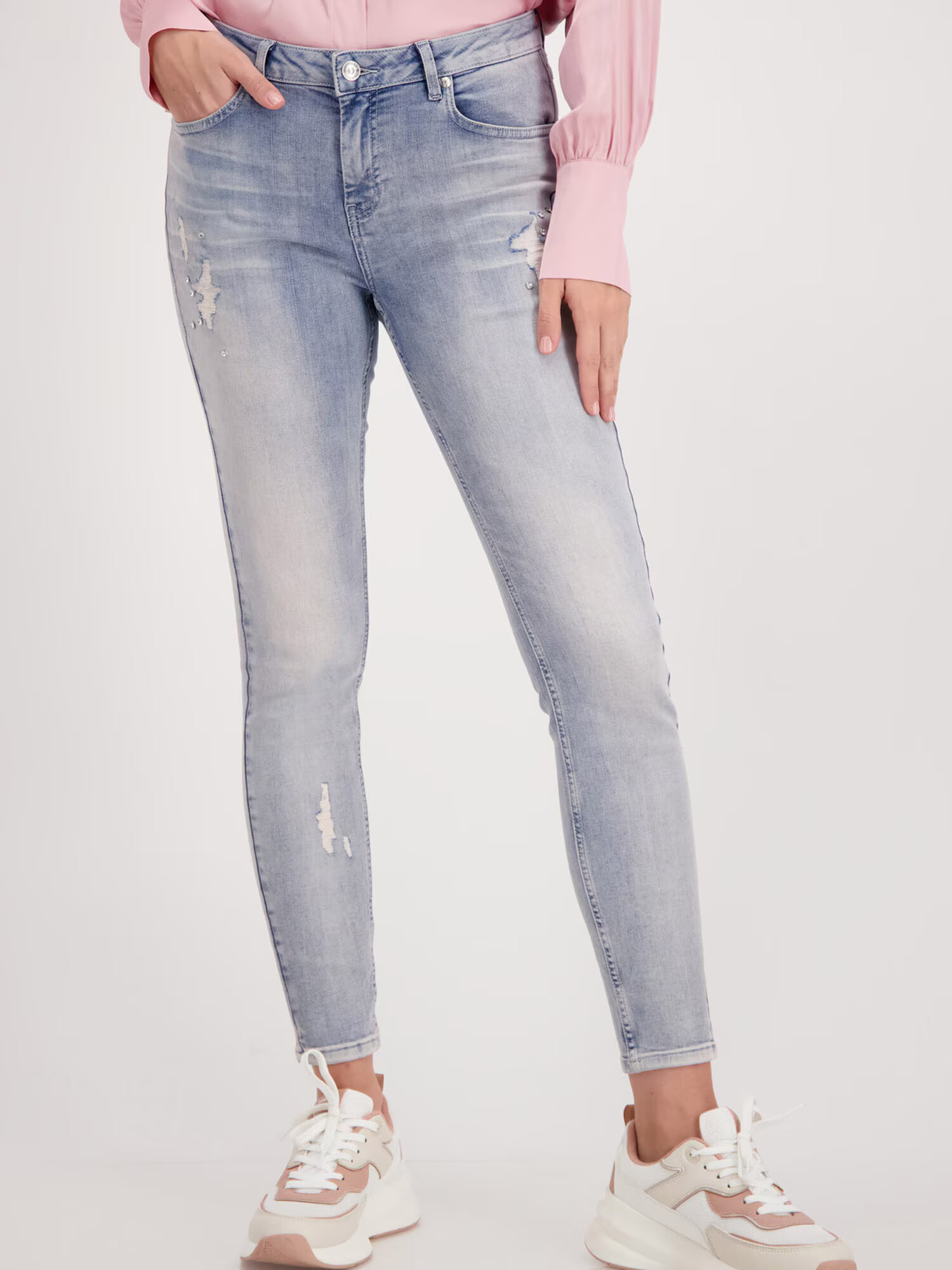 monari Jeans albastru deschis - Pled.ro