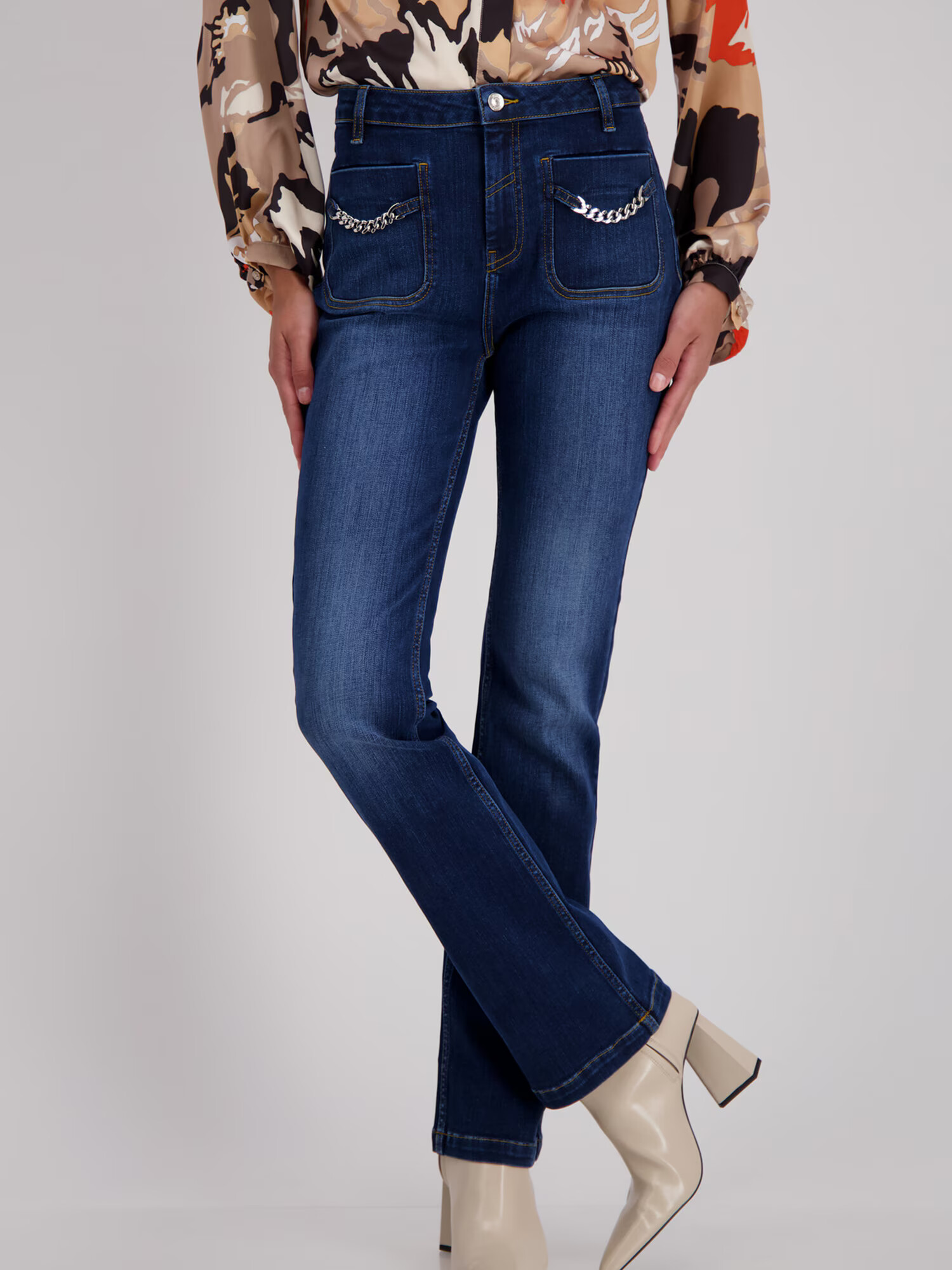 monari Jeans albastru denim - Pled.ro