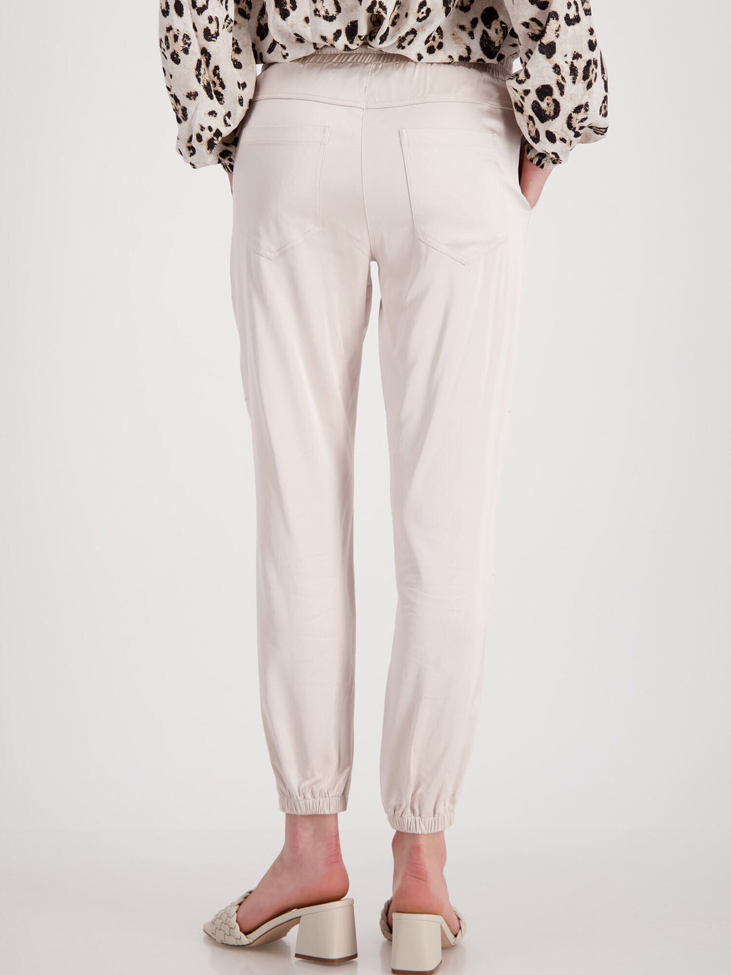 monari Pantaloni crem - Pled.ro