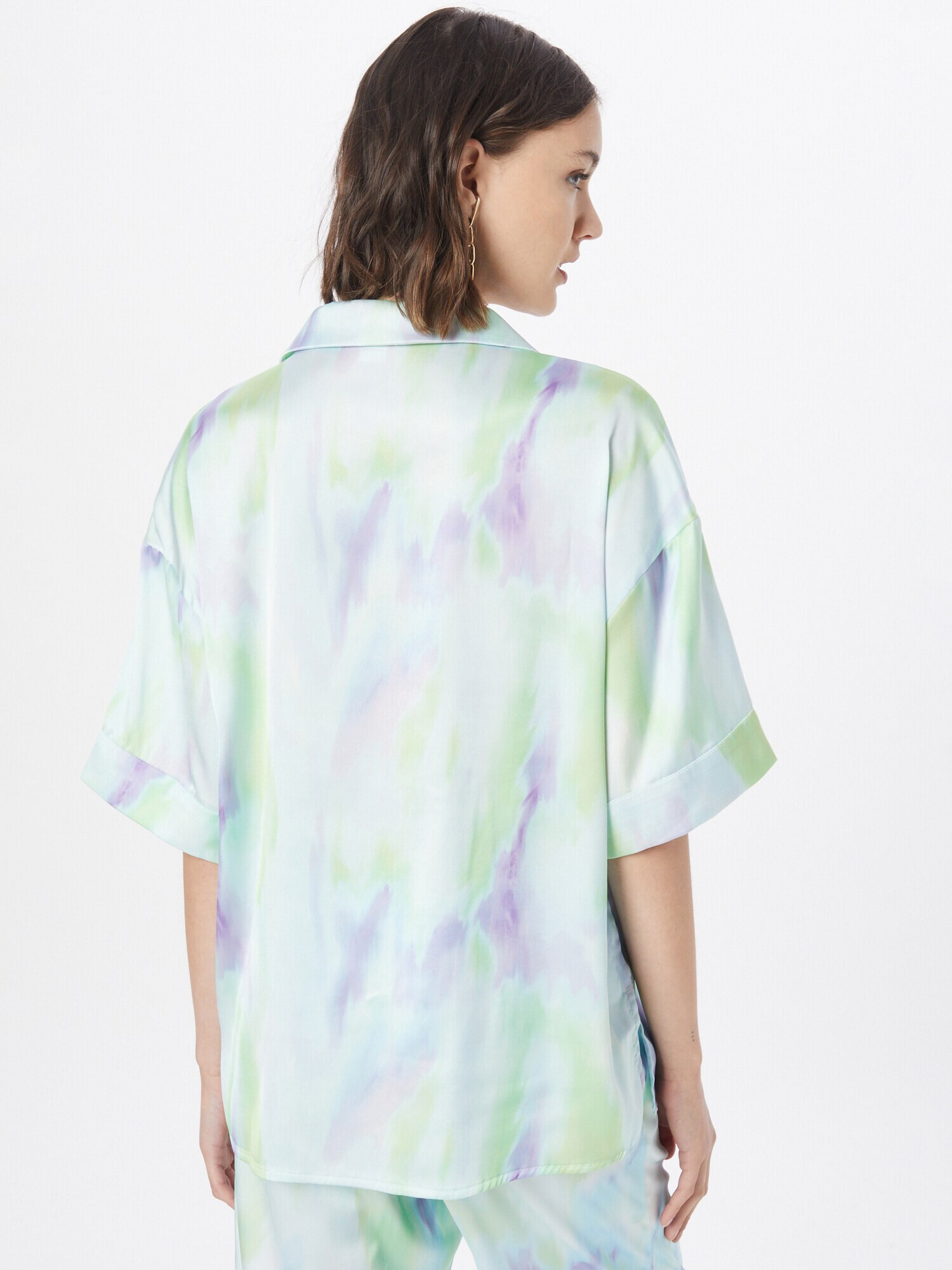 Monki Bluză opal / verde deschis / lila - Pled.ro