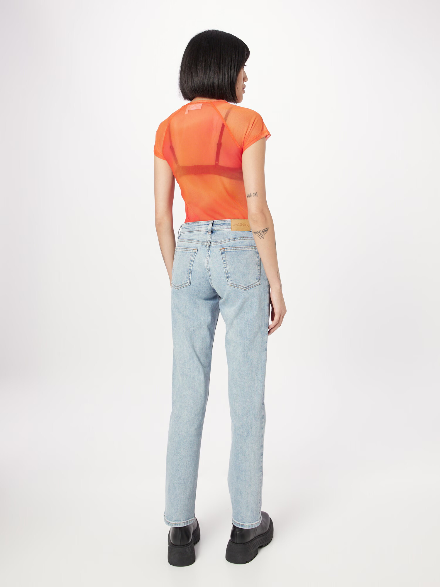 Monki Jeans albastru - Pled.ro