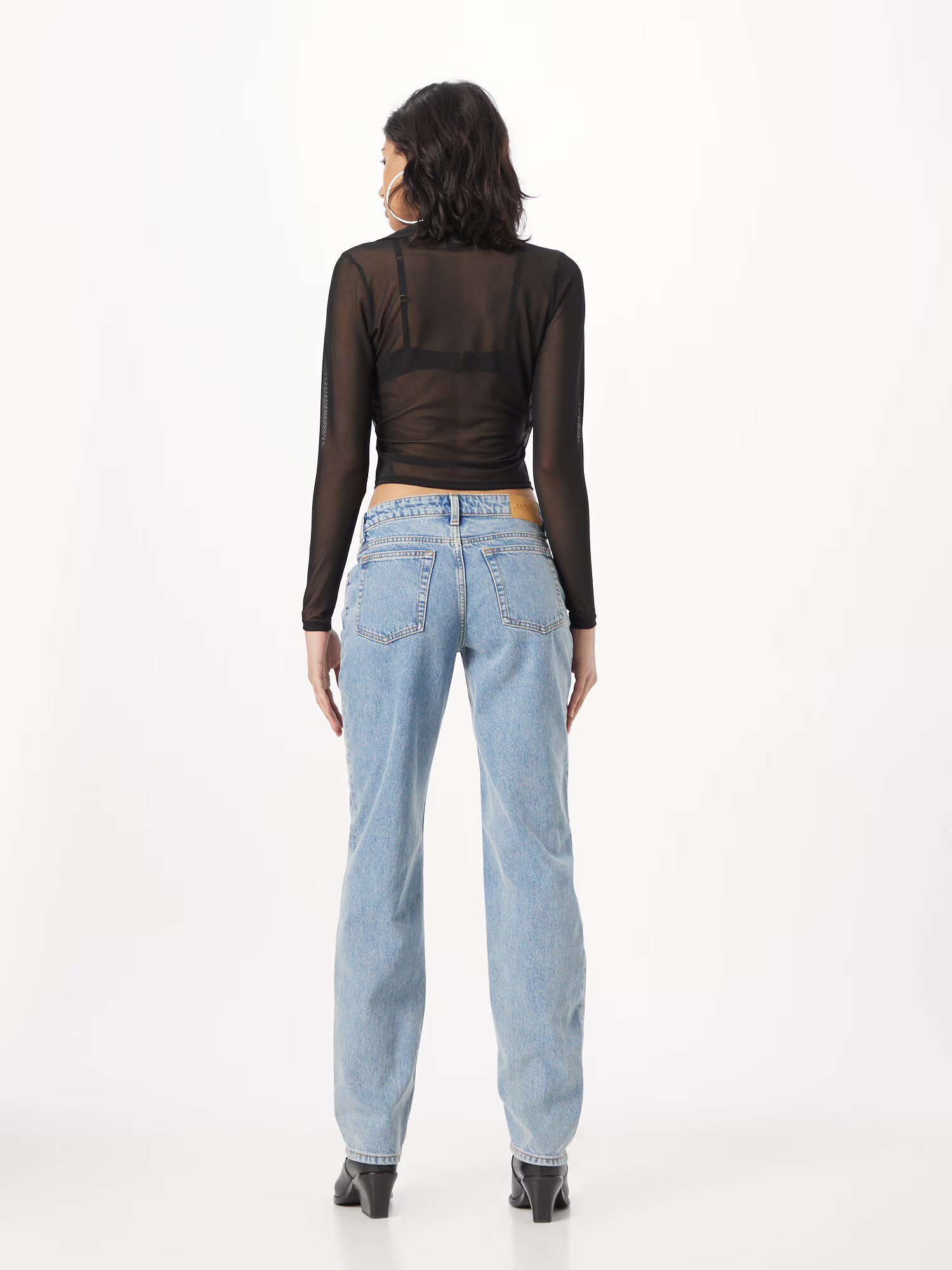 Monki Jeans albastru denim - Pled.ro