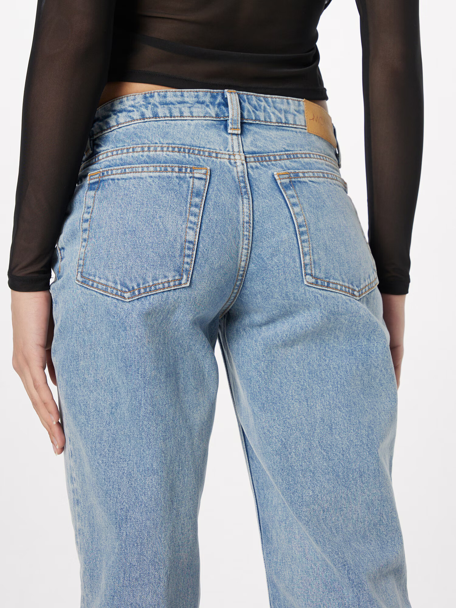 Monki Jeans albastru denim - Pled.ro