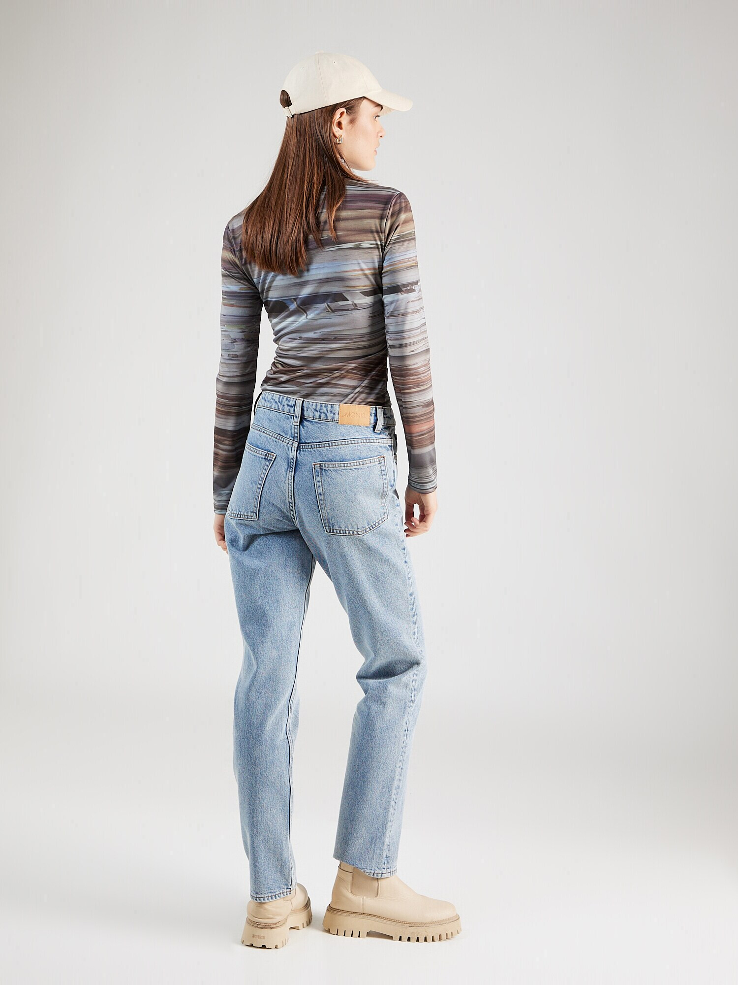 Monki Jeans albastru denim - Pled.ro