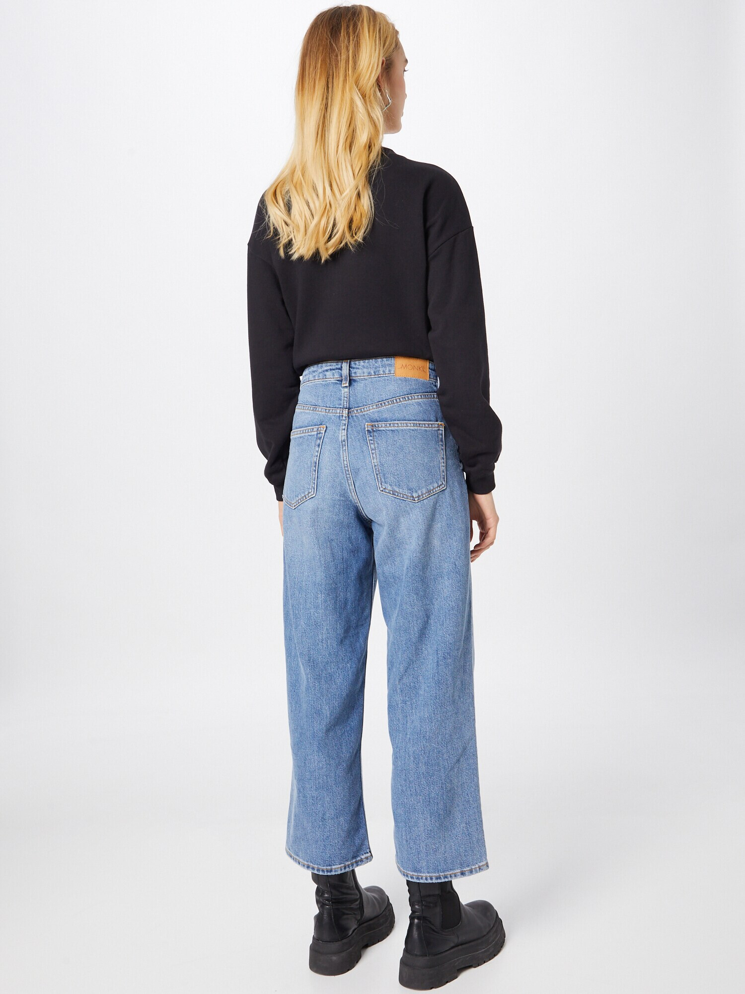 Monki Jeans albastru denim - Pled.ro