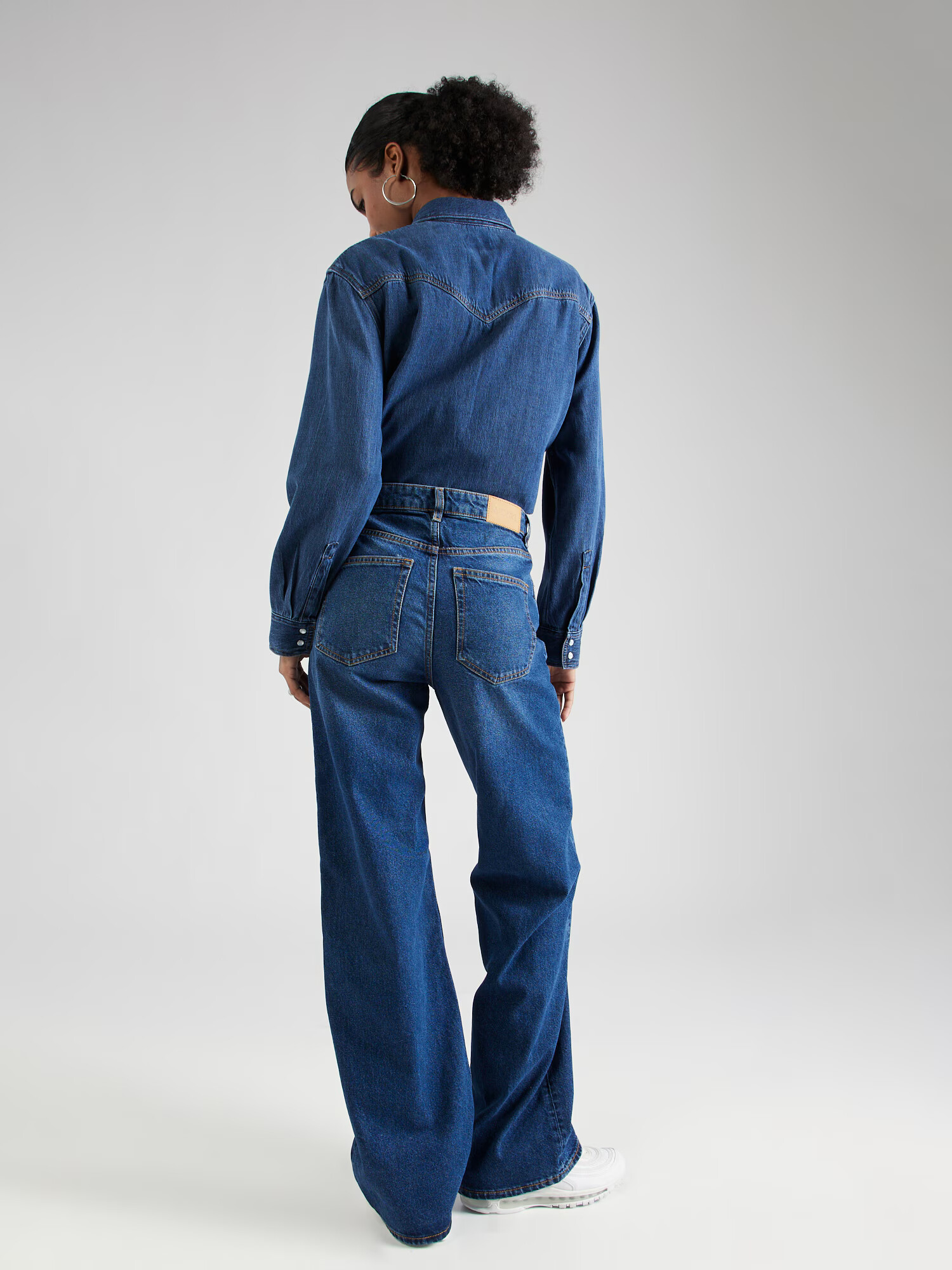 Monki Jeans albastru denim - Pled.ro