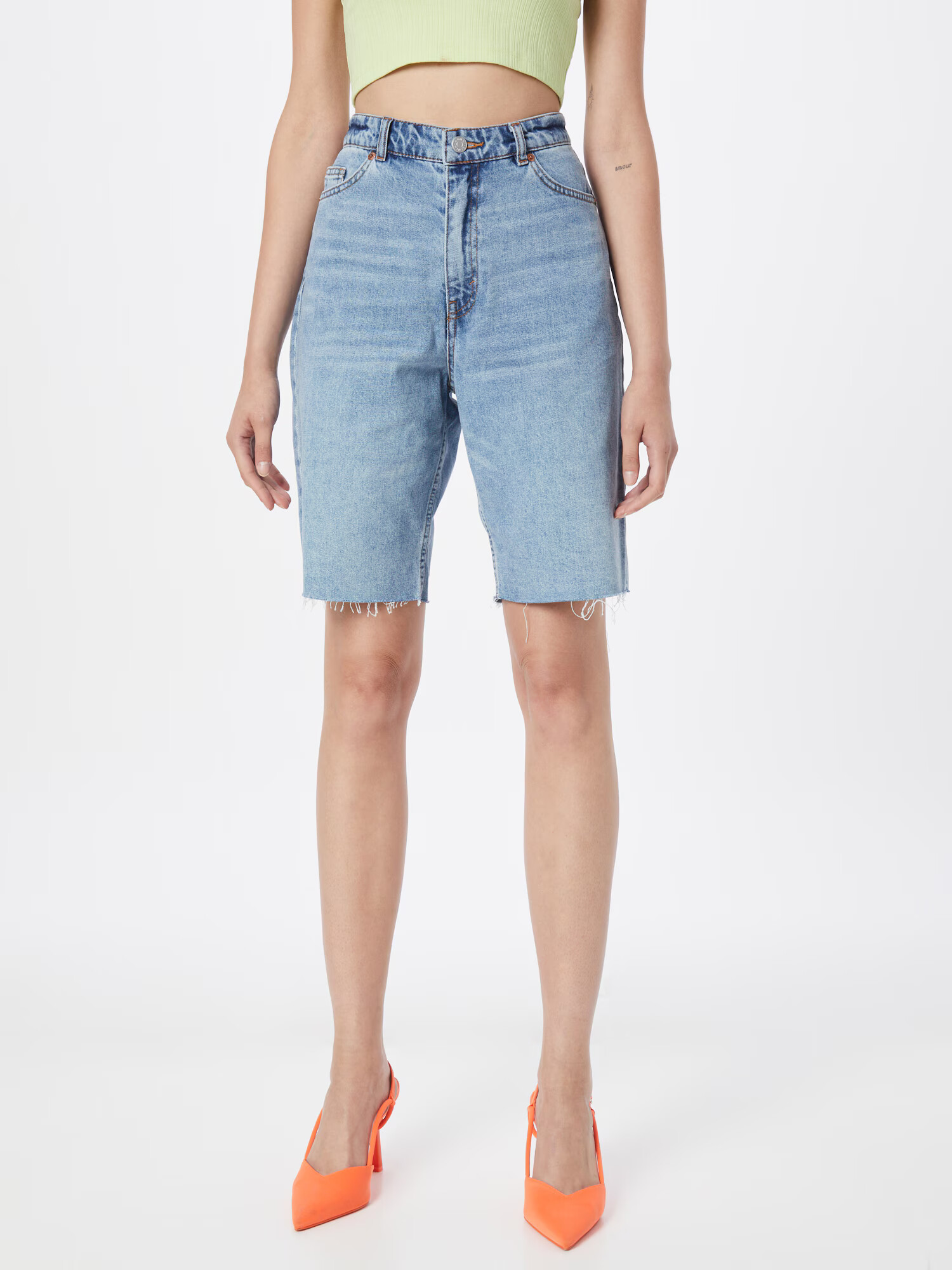 Monki Jeans albastru - Pled.ro