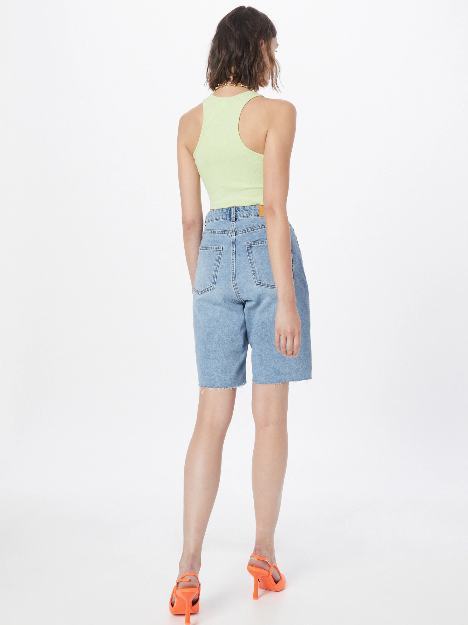 Monki Jeans albastru - Pled.ro