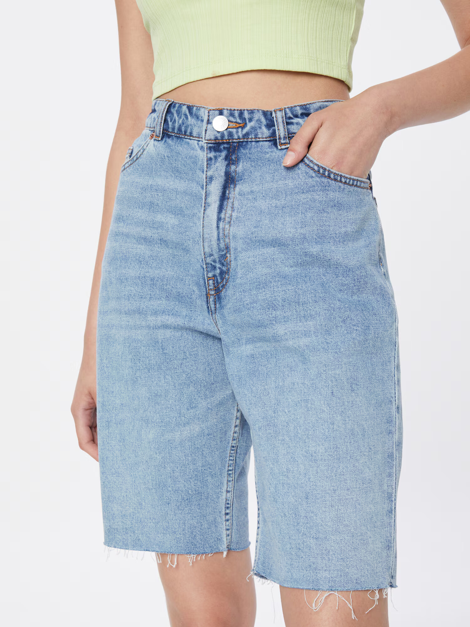 Monki Jeans albastru - Pled.ro