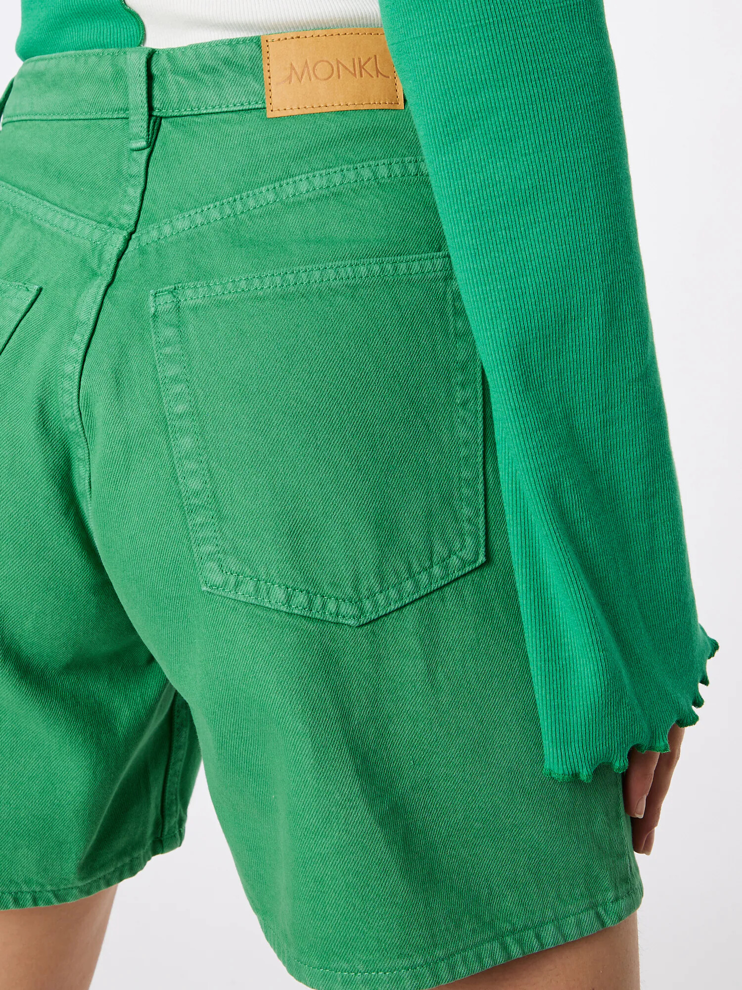 Monki Jeans verde - Pled.ro