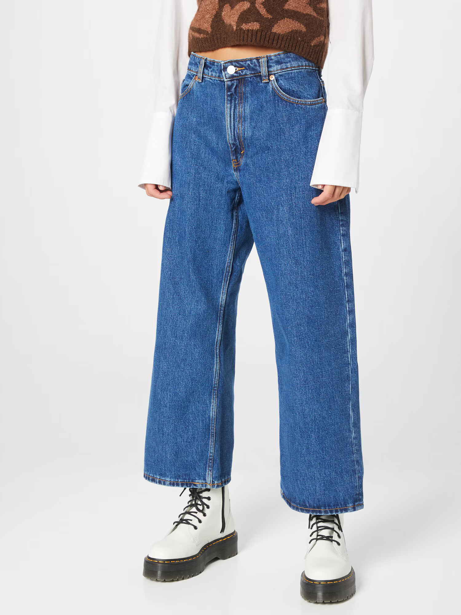 Monki Jeans albastru - Pled.ro