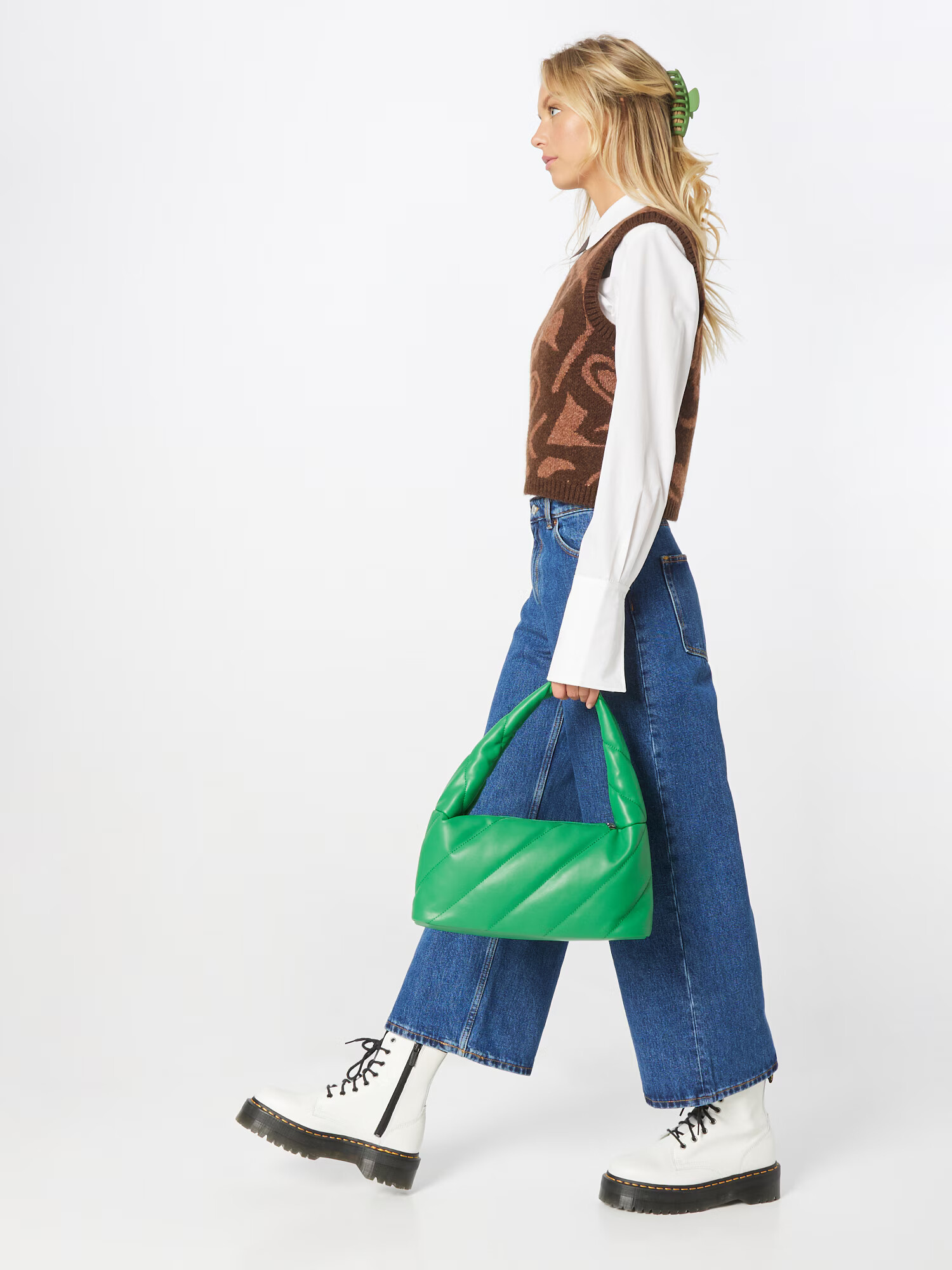 Monki Jeans albastru - Pled.ro