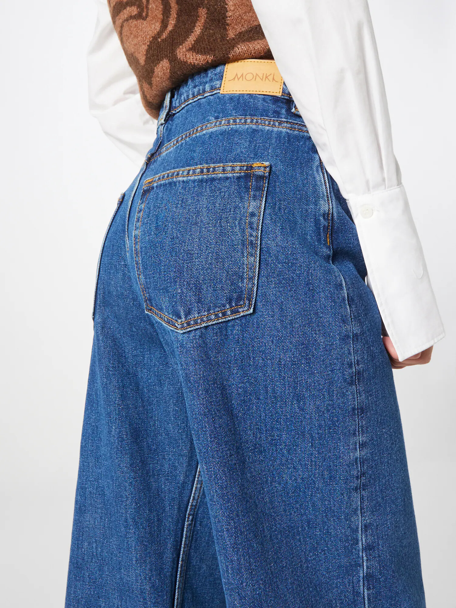 Monki Jeans albastru - Pled.ro