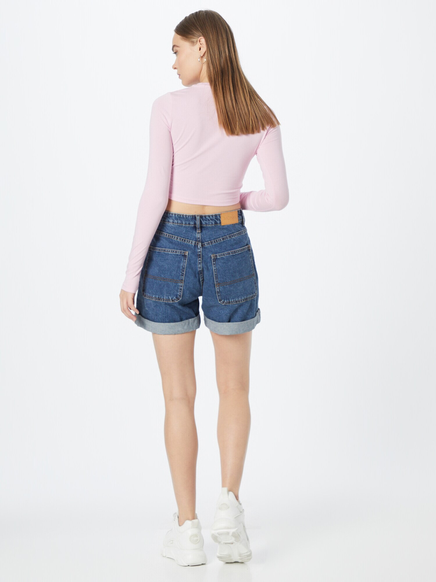 Monki Jeans albastru denim - Pled.ro