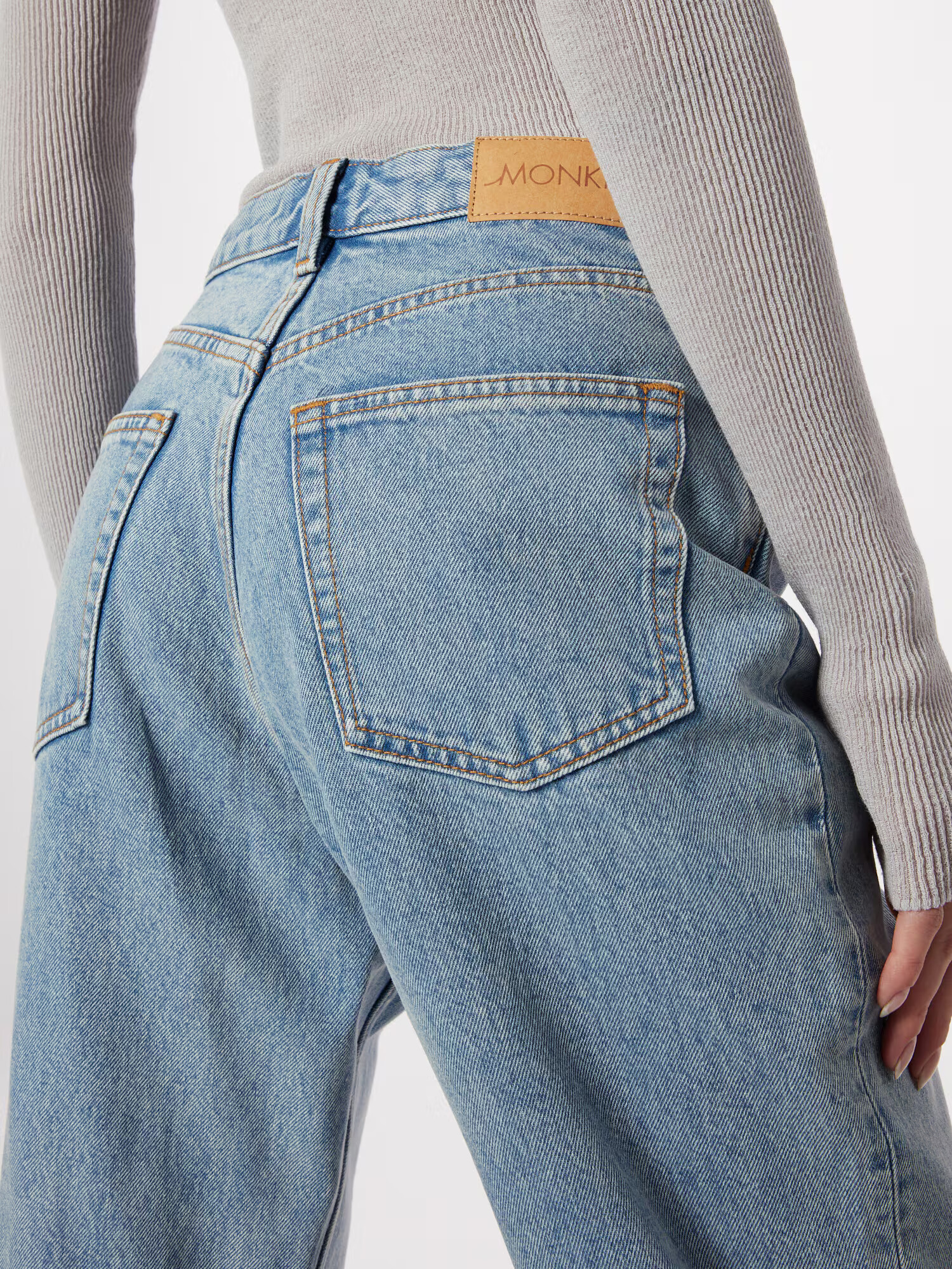 Monki Jeans albastru - Pled.ro