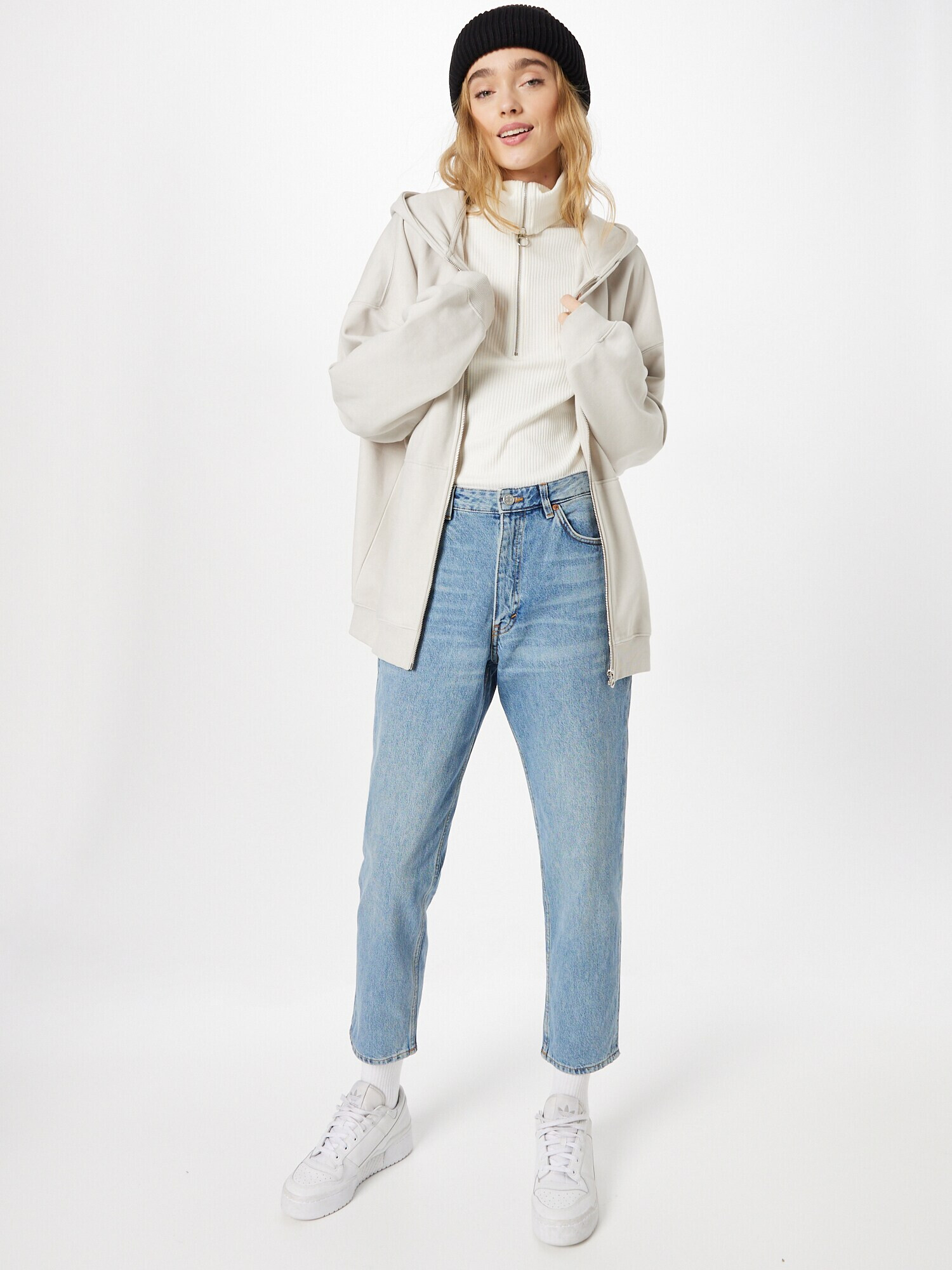 Monki Jeans albastru denim - Pled.ro