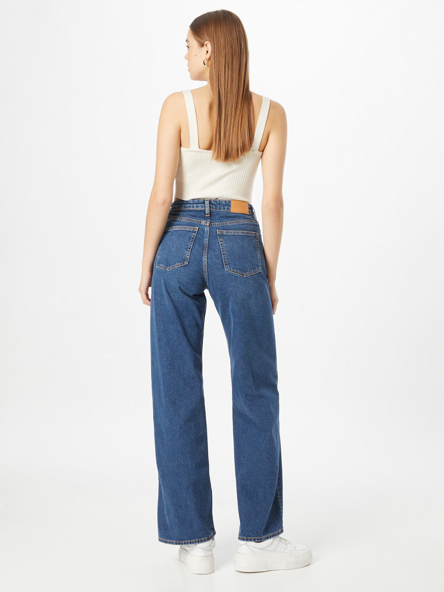 Monki Jeans albastru denim - Pled.ro