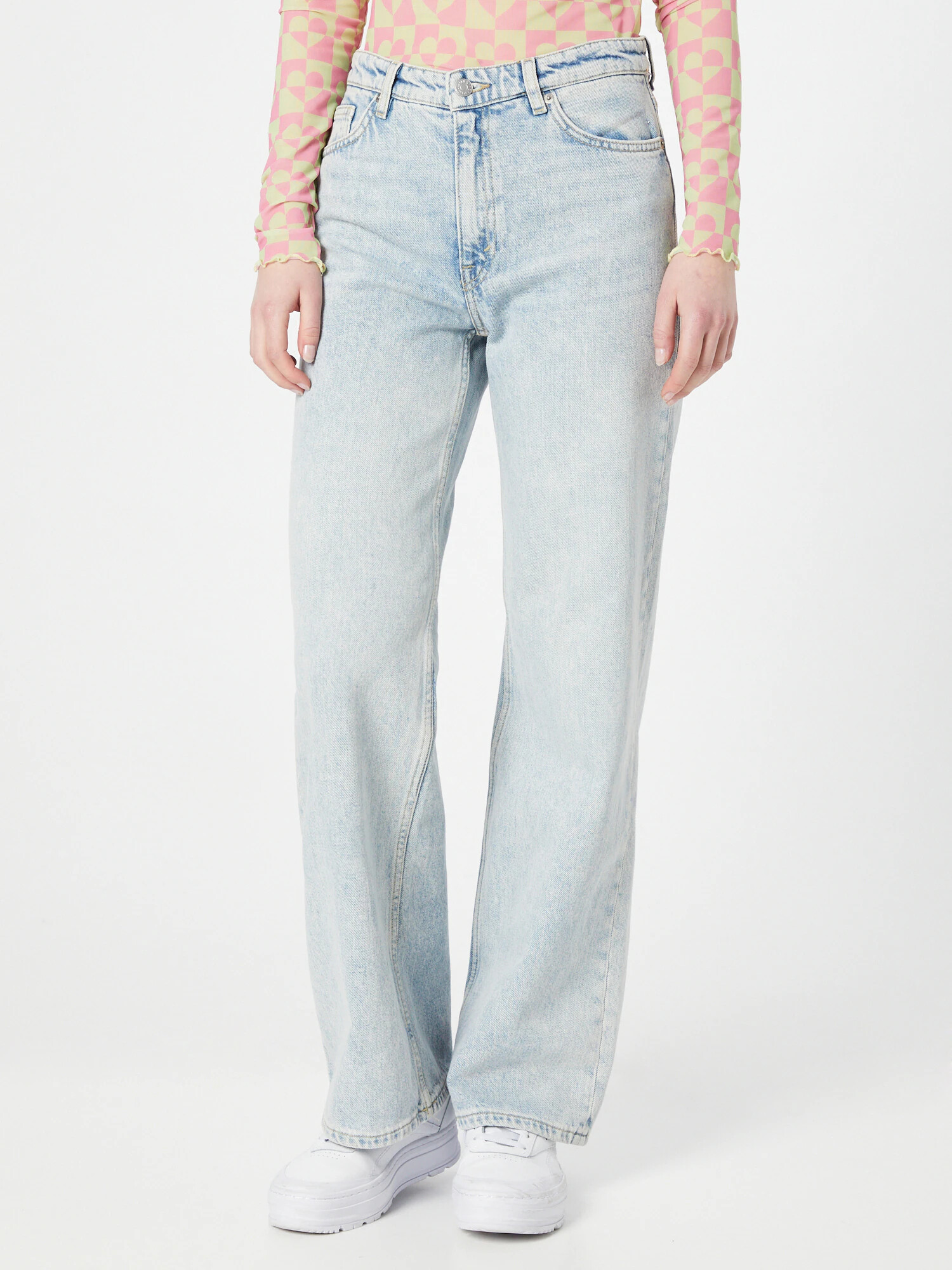 Monki Jeans azuriu - Pled.ro