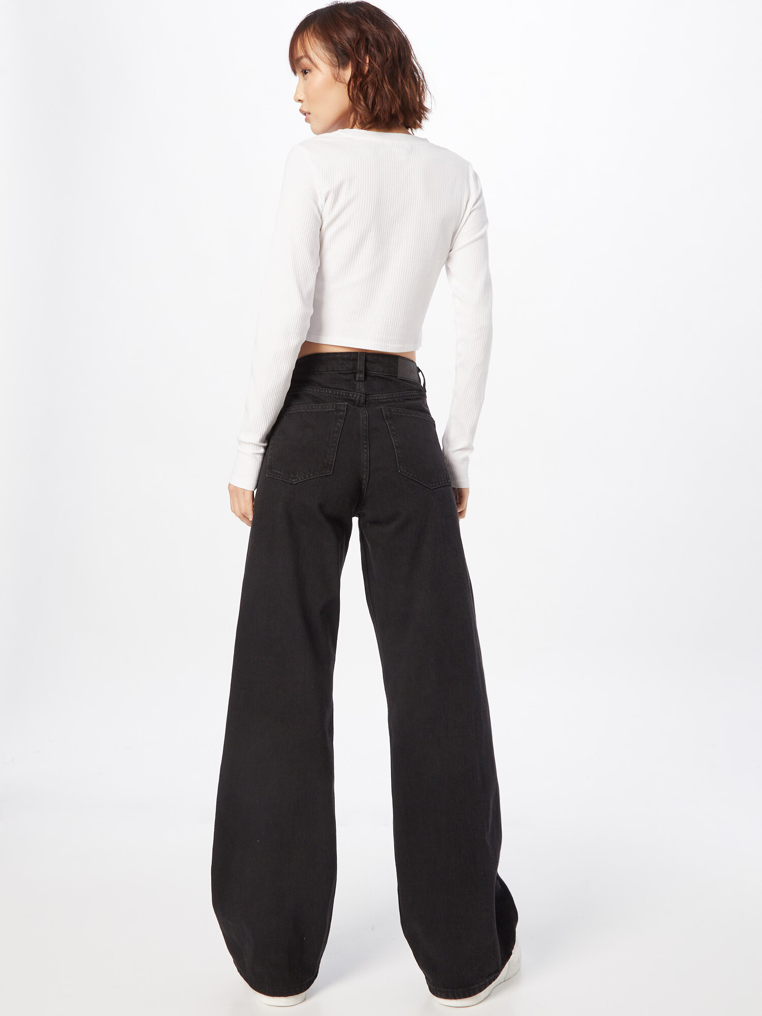 Monki Jeans negru denim - Pled.ro