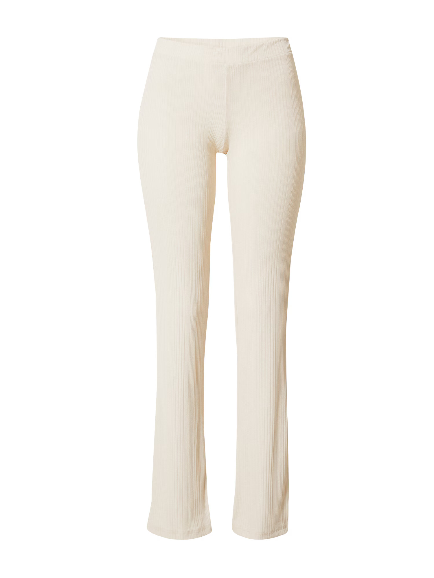 Monki Pantaloni 'Christina' crem - Pled.ro