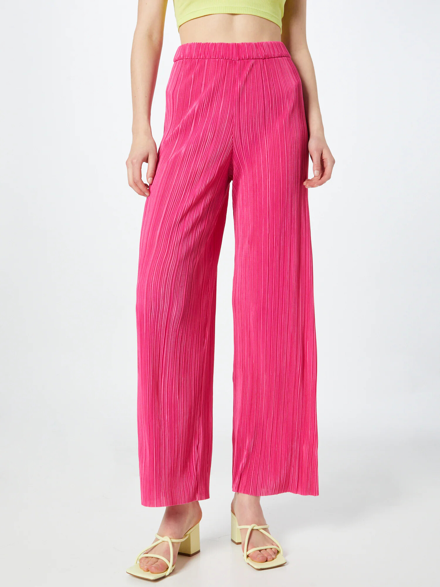 Monki Pantaloni roz - Pled.ro