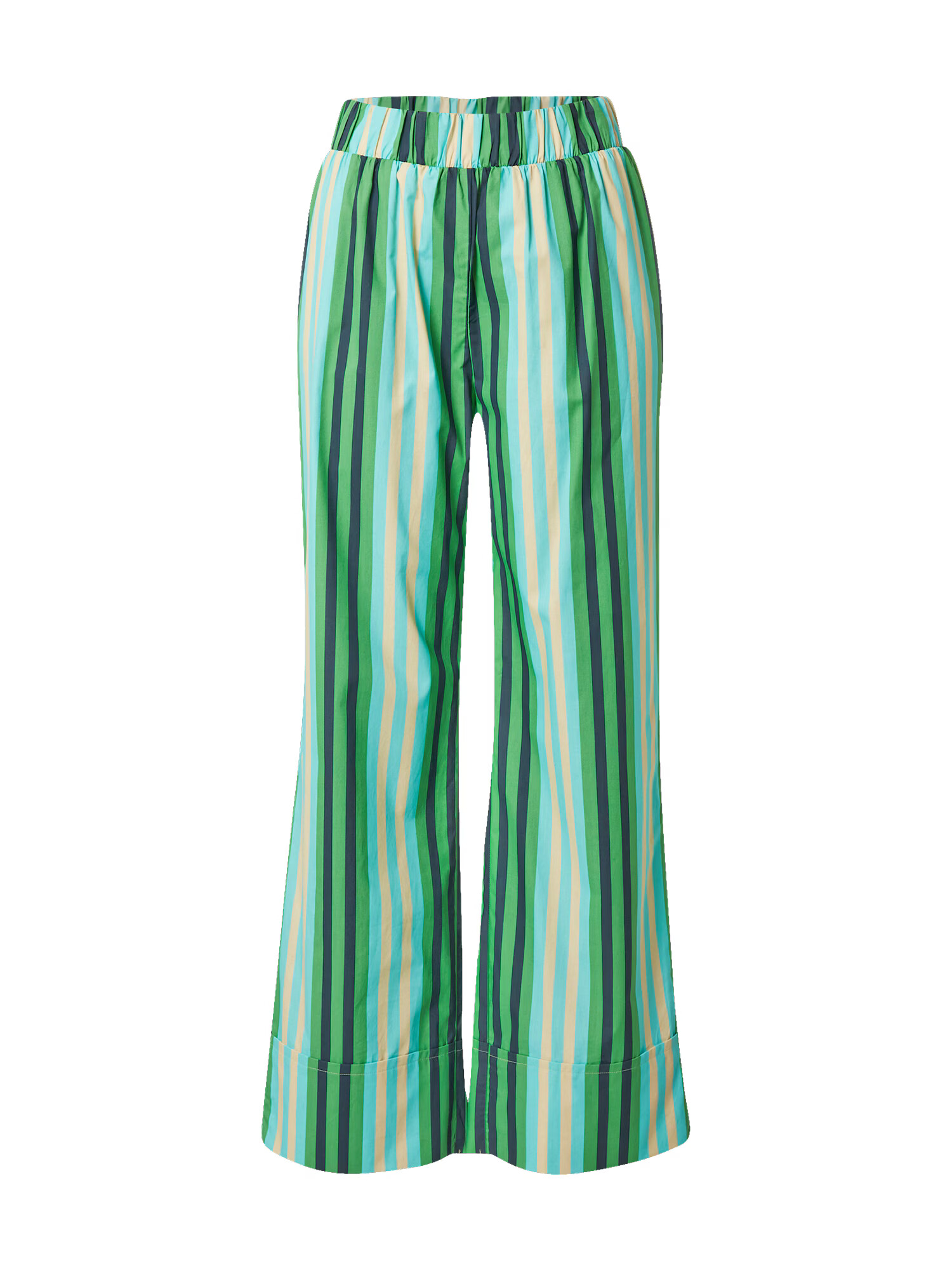 Monki Pantaloni bej / bleumarin / turcoaz / verde iarbă - Pled.ro