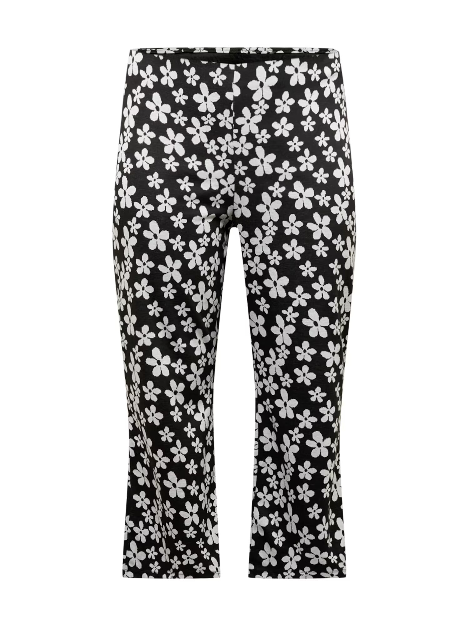 Monki Pantaloni negru / alb - Pled.ro