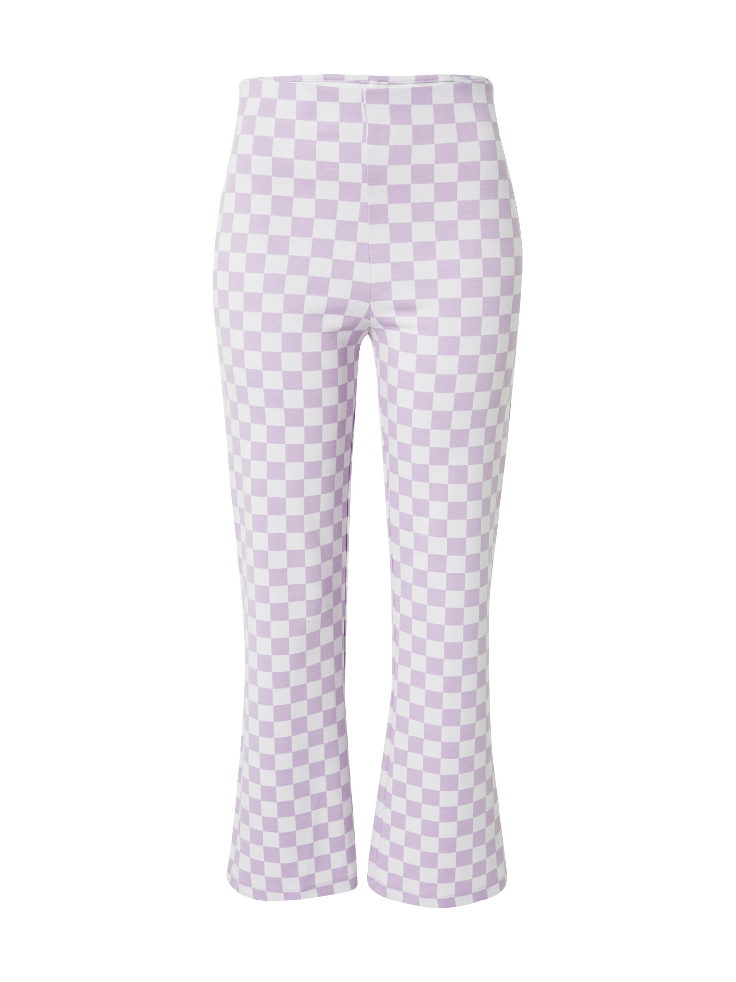 Monki Pantaloni mov pastel / alb - Pled.ro