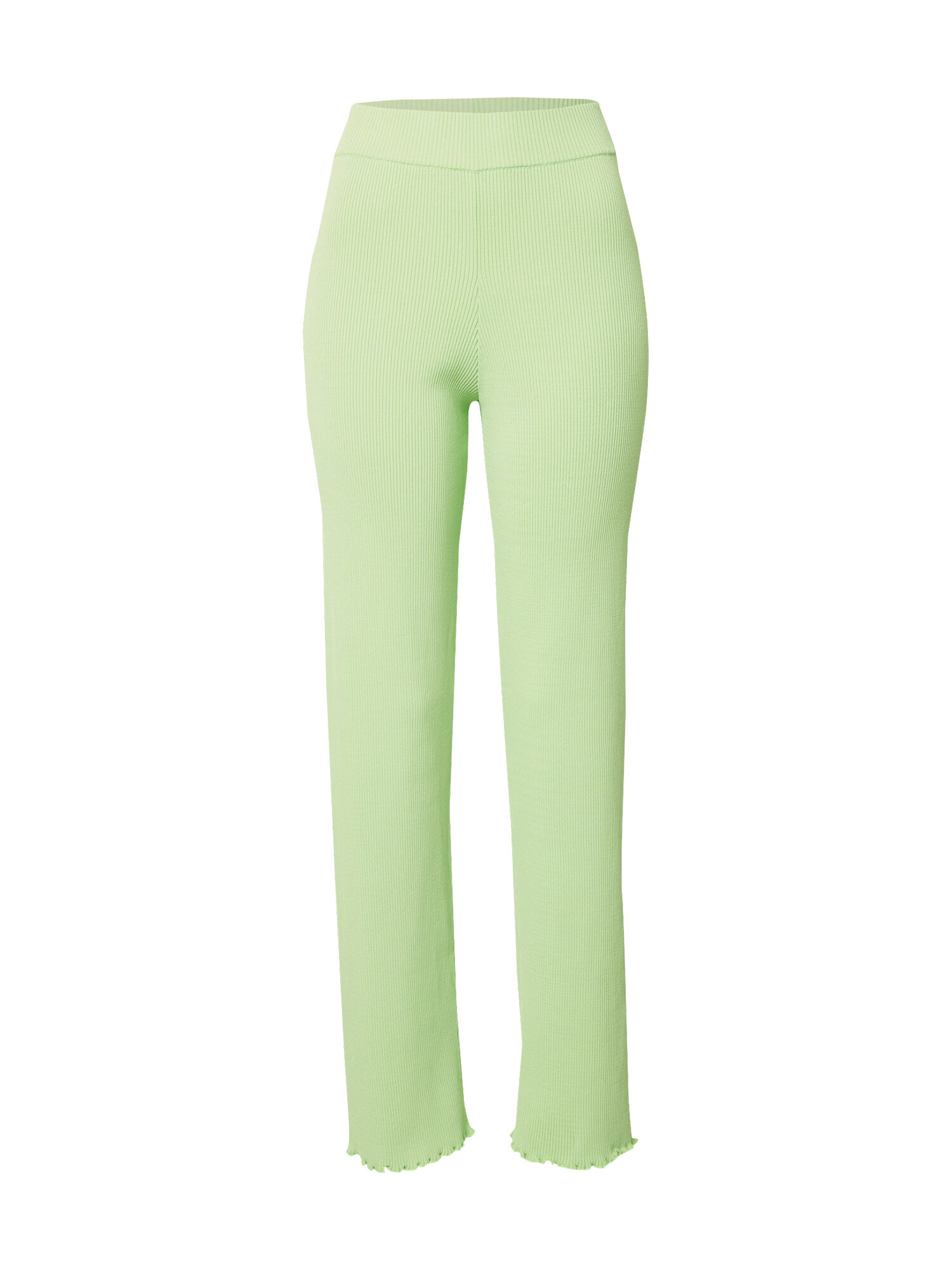 Monki Pantaloni verde deschis - Pled.ro